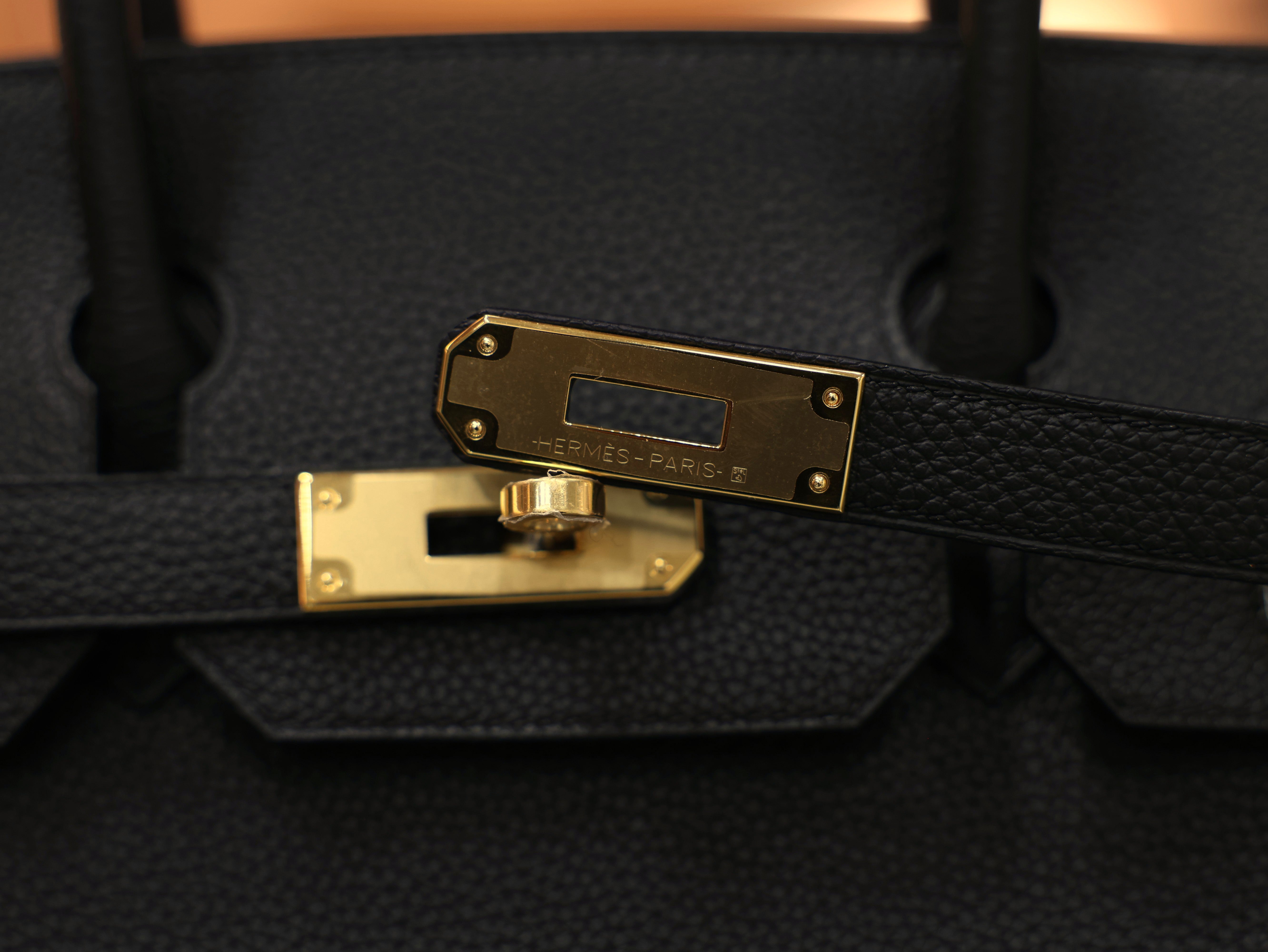 버킨 30 토고 블랙 금장