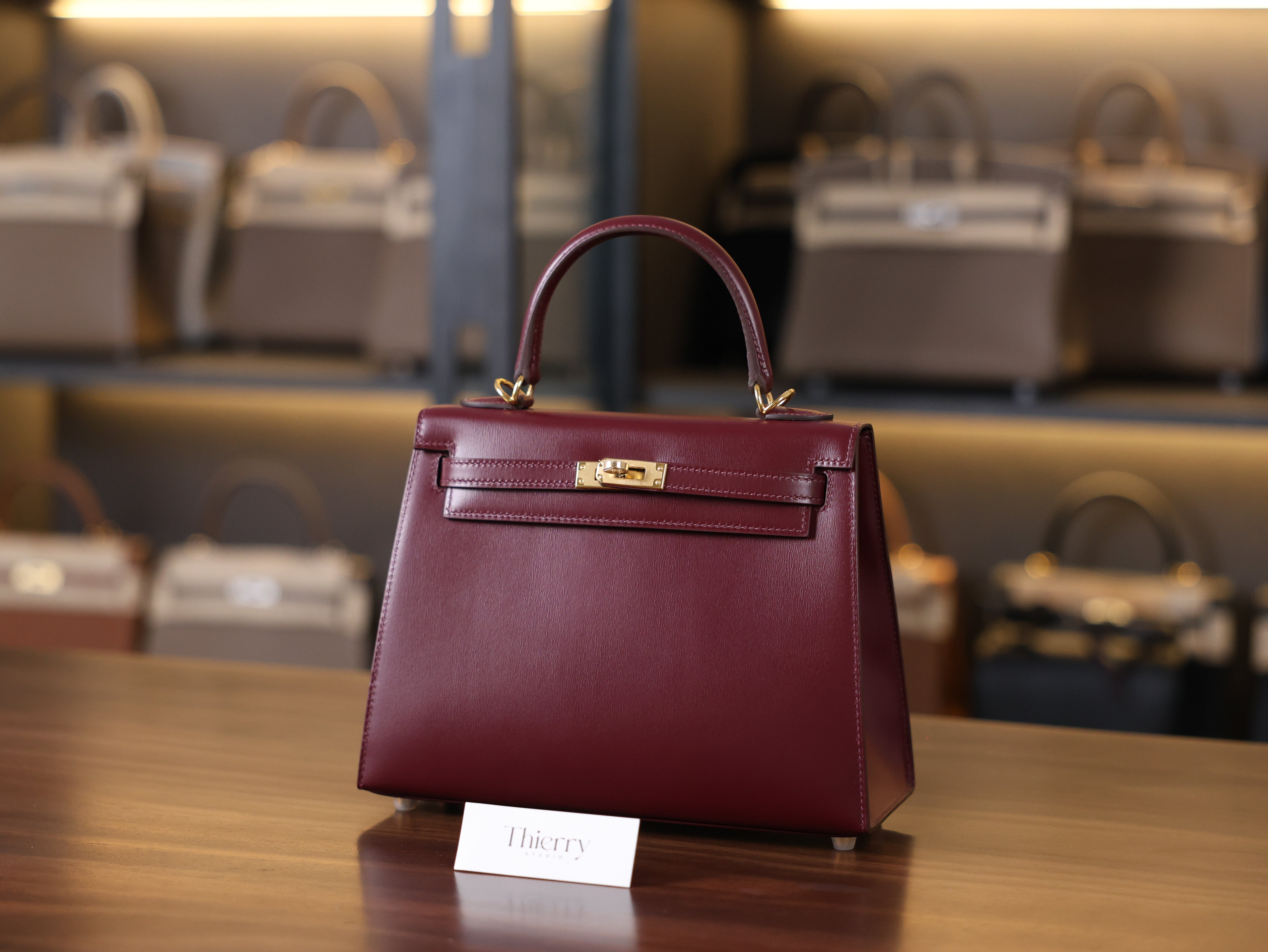 켈리 25 복스 셀리에 보르도 금장