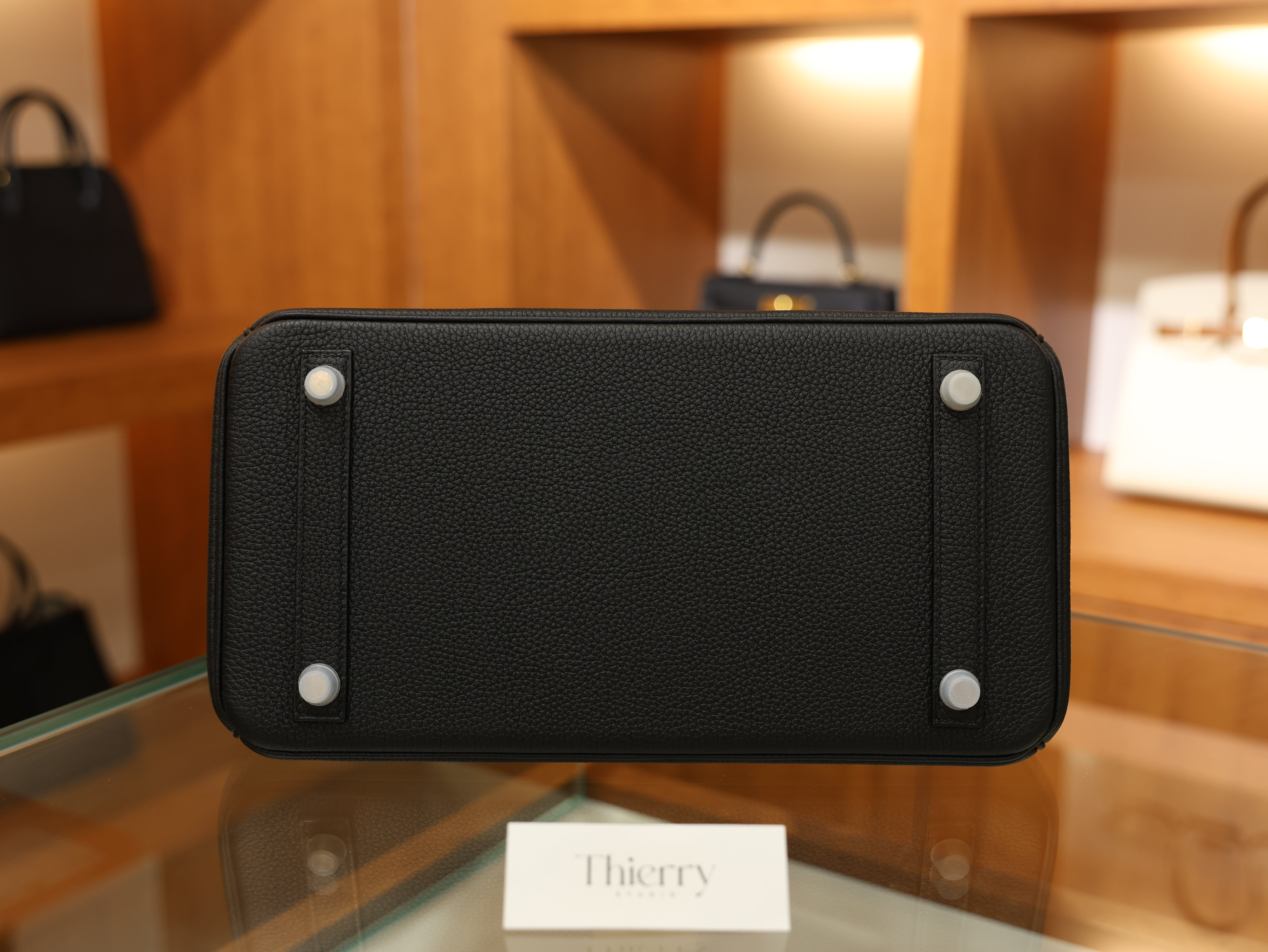 버킨 30 토고 블랙 은장