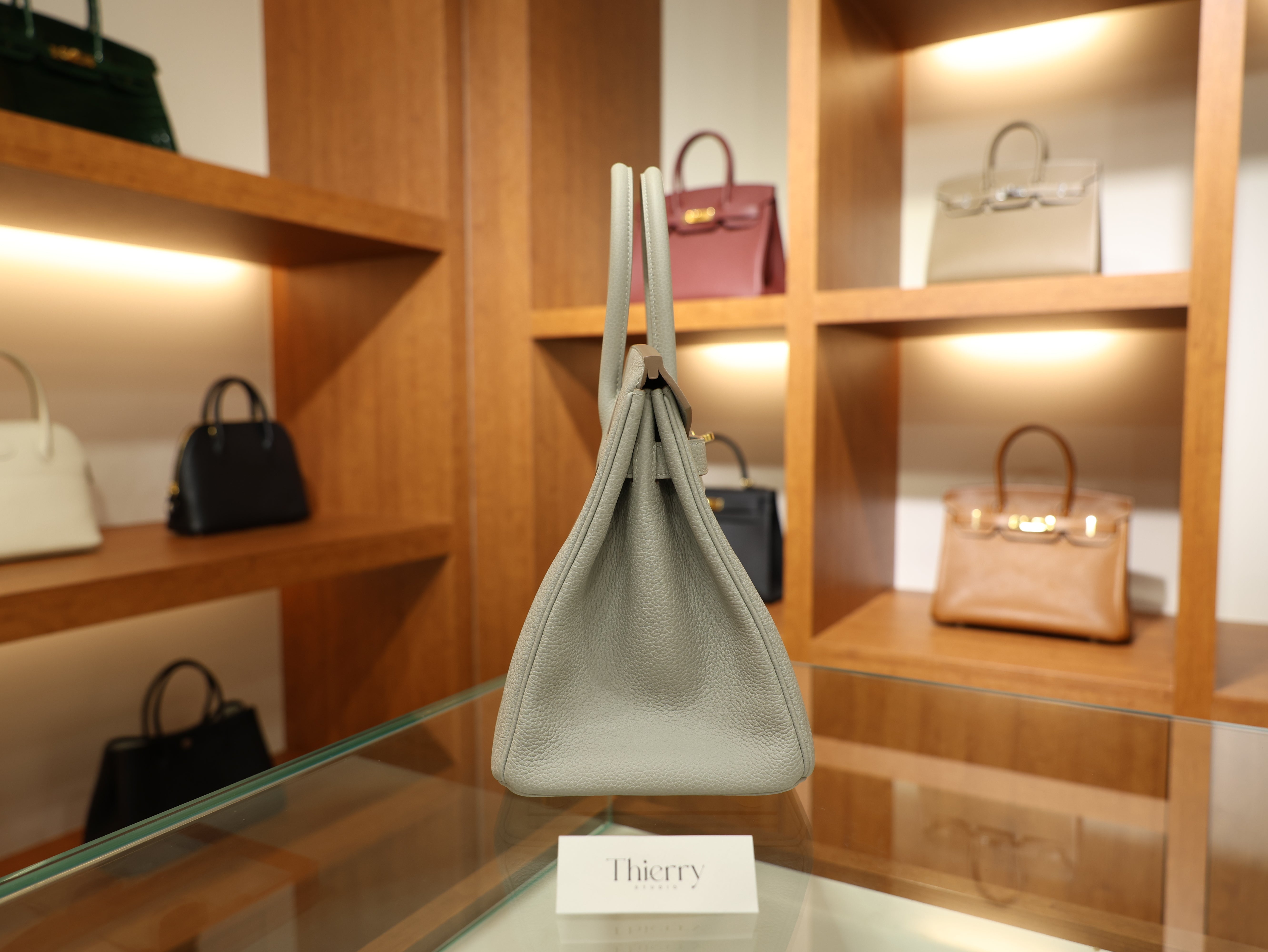 버킨 30 토고 그리스펄 금장