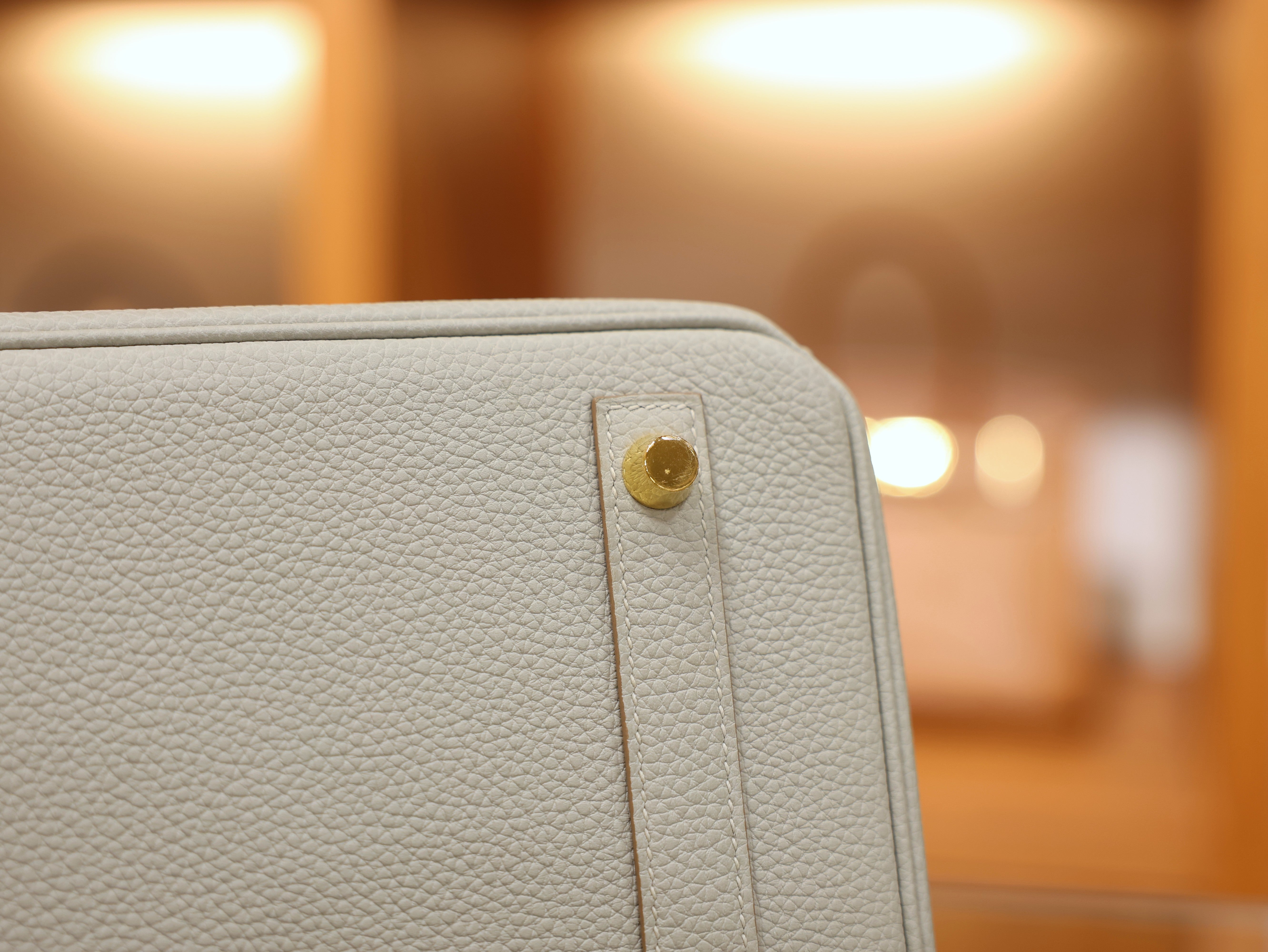 버킨 30 토고 그리스펄 금장