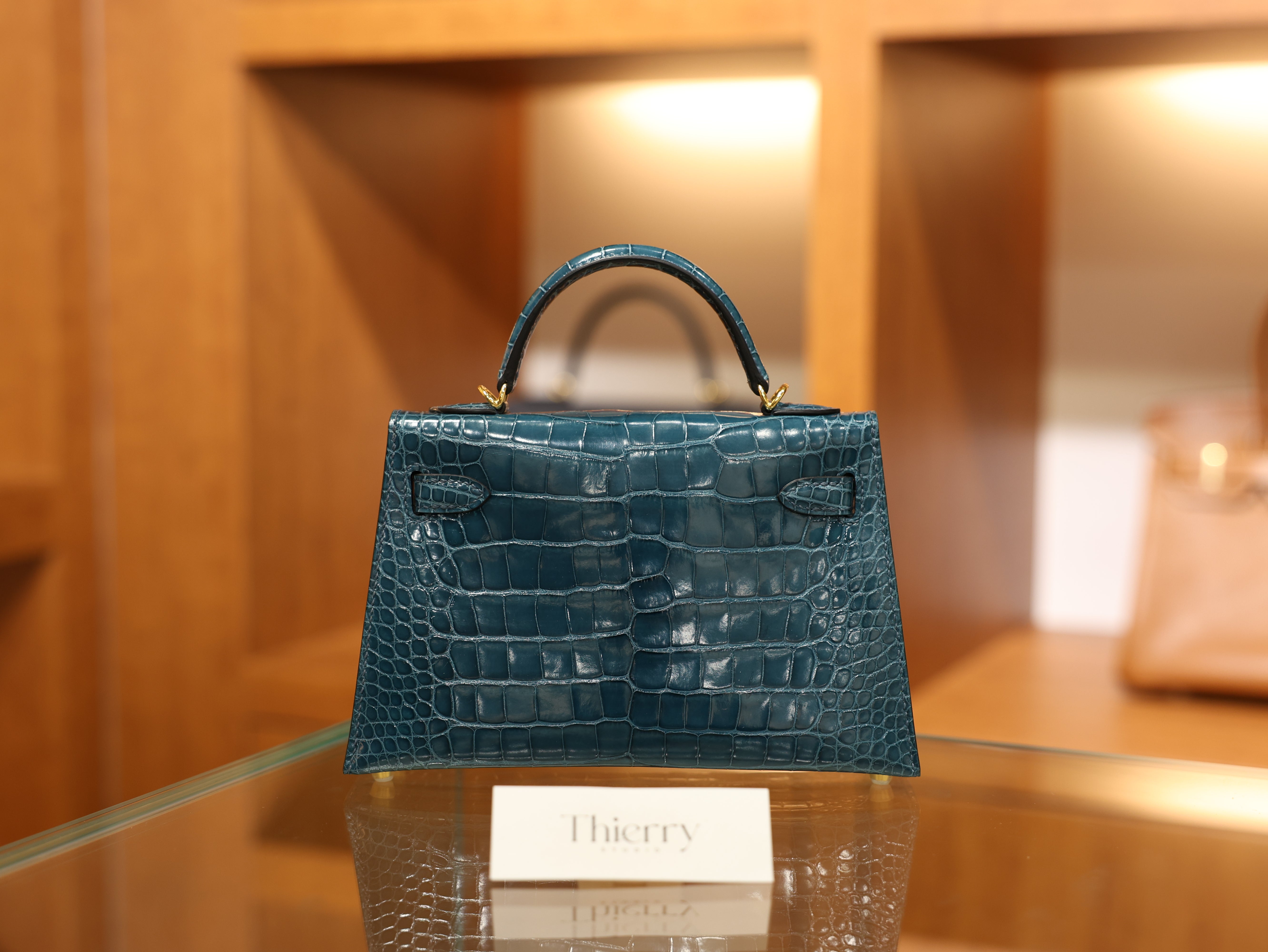 미니 켈리 샤이니 엘리게이터 베르트 보스포어 금장