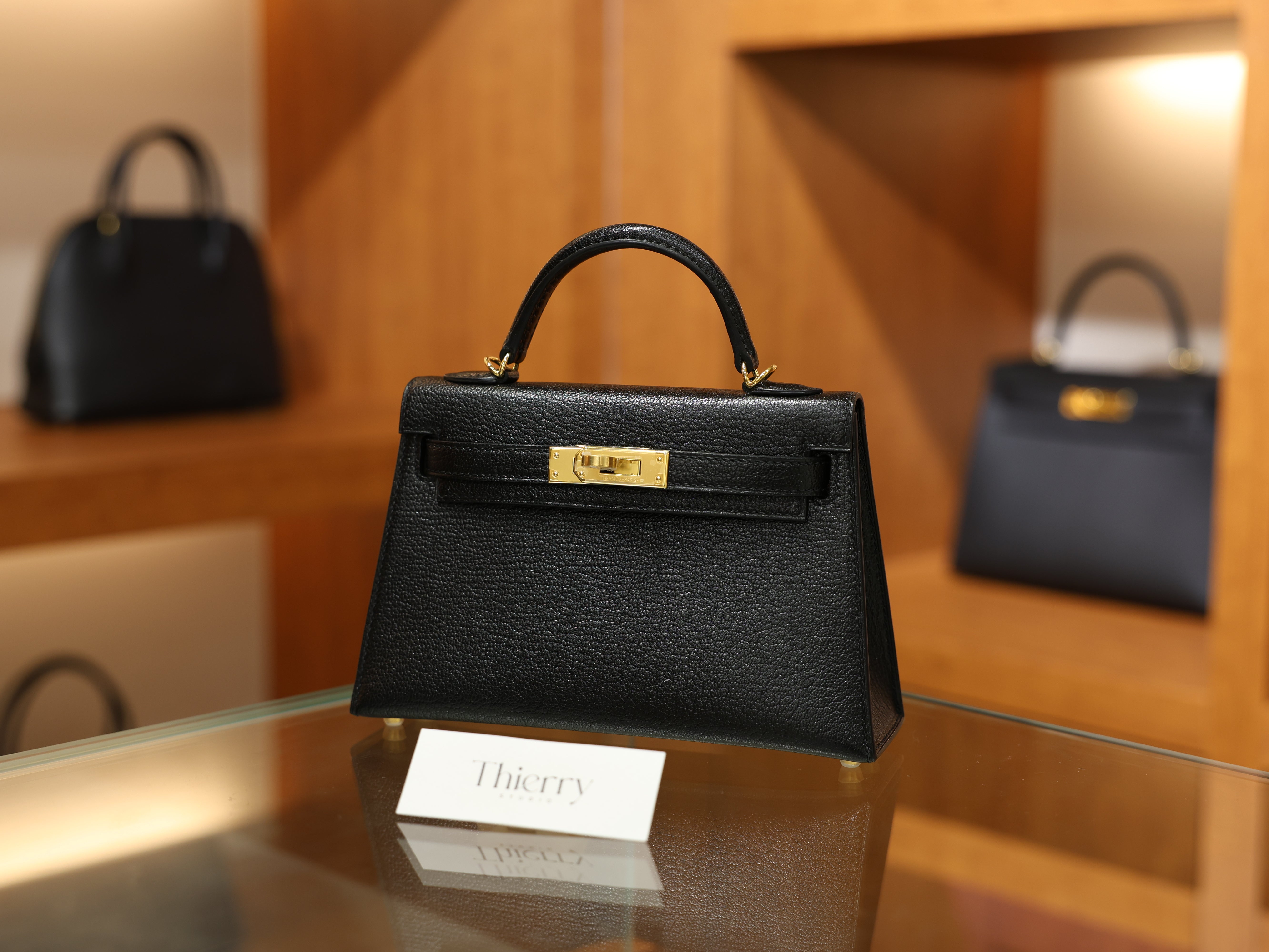 미니 켈리 미조레 블랙 금장