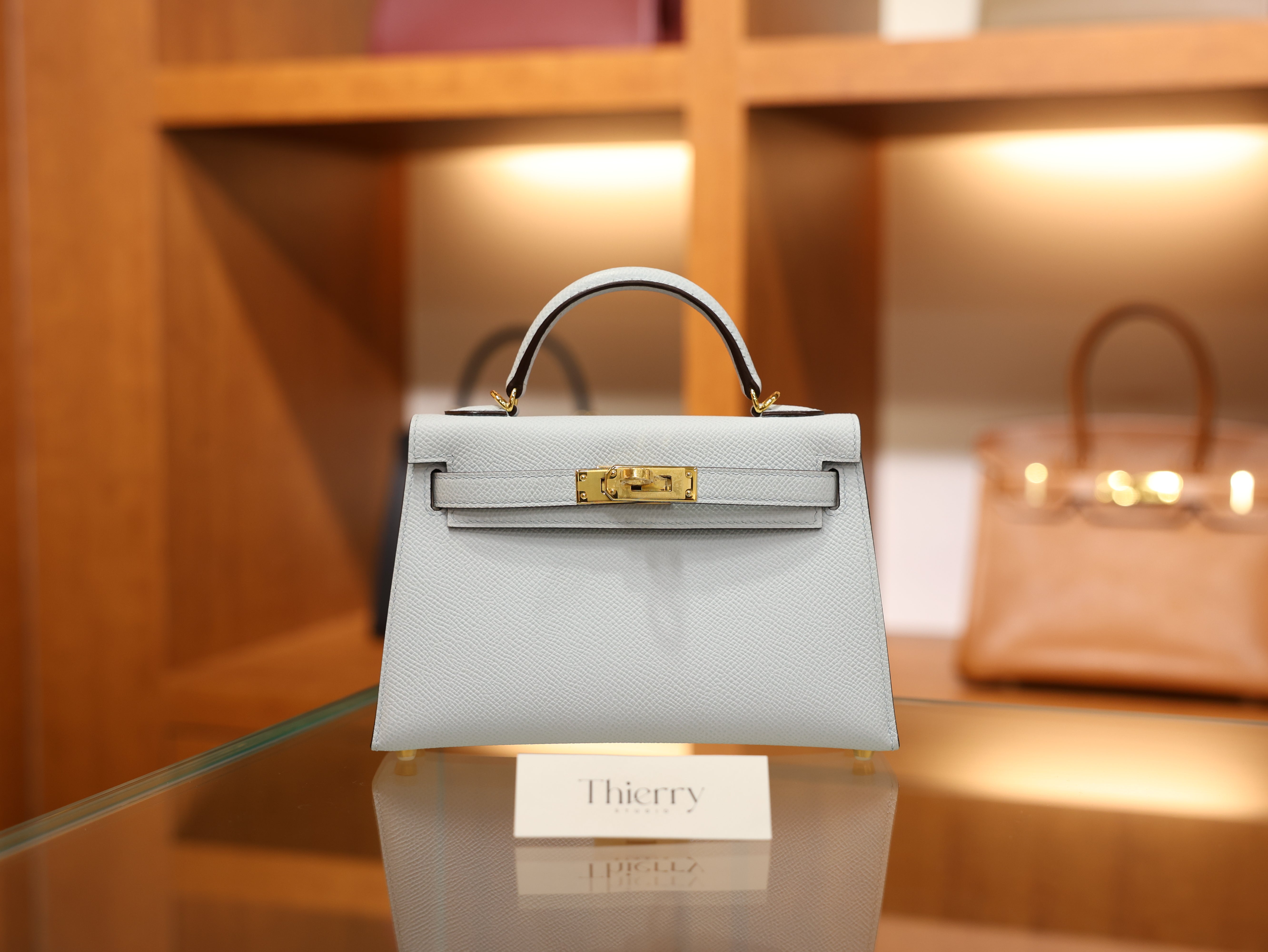 미니 켈리 앱송 블루 브룸 금장