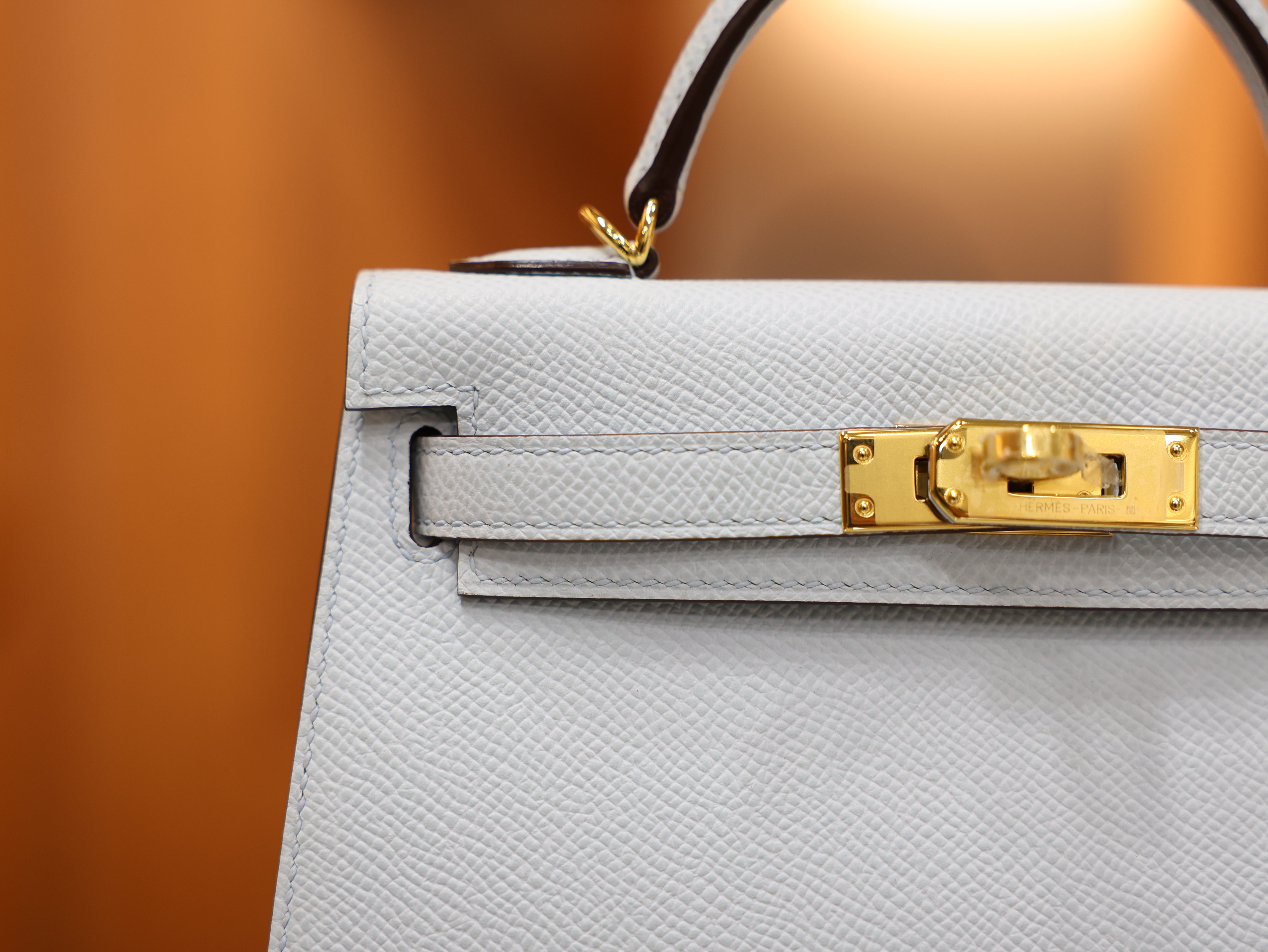 미니 켈리 앱송 블루 브룸 금장