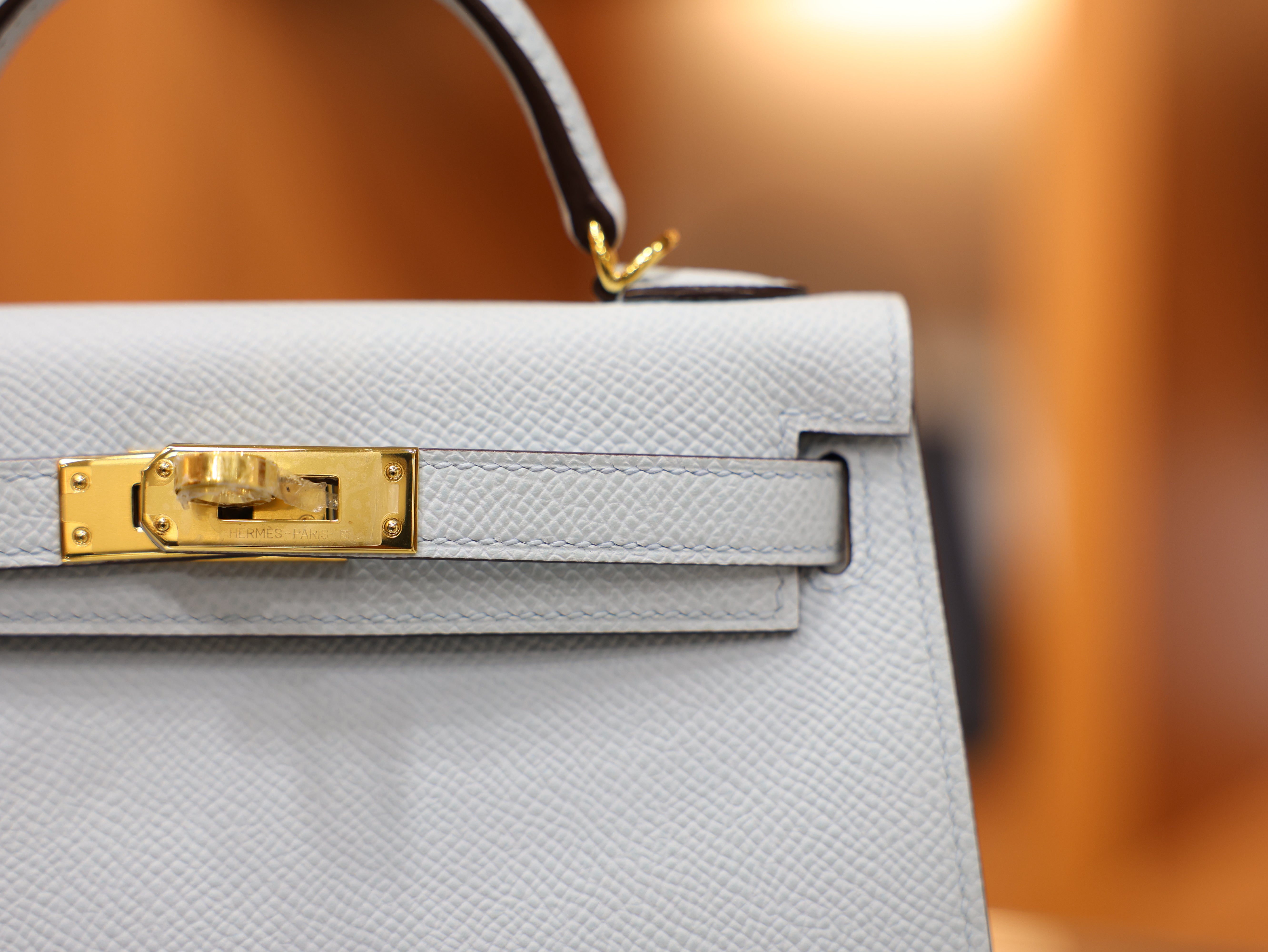 미니 켈리 앱송 블루 브룸 금장