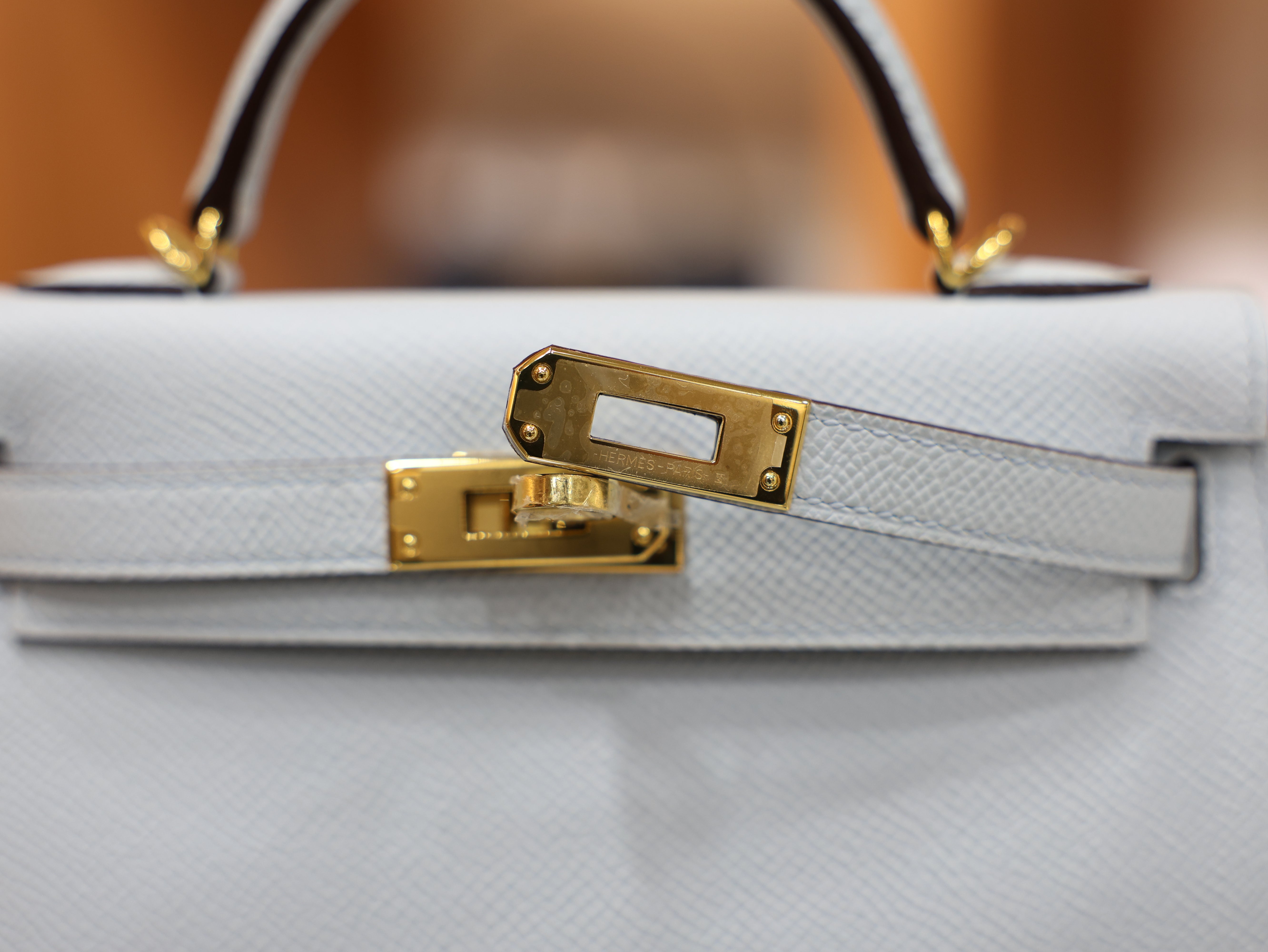 미니 켈리 앱송 블루 브룸 금장