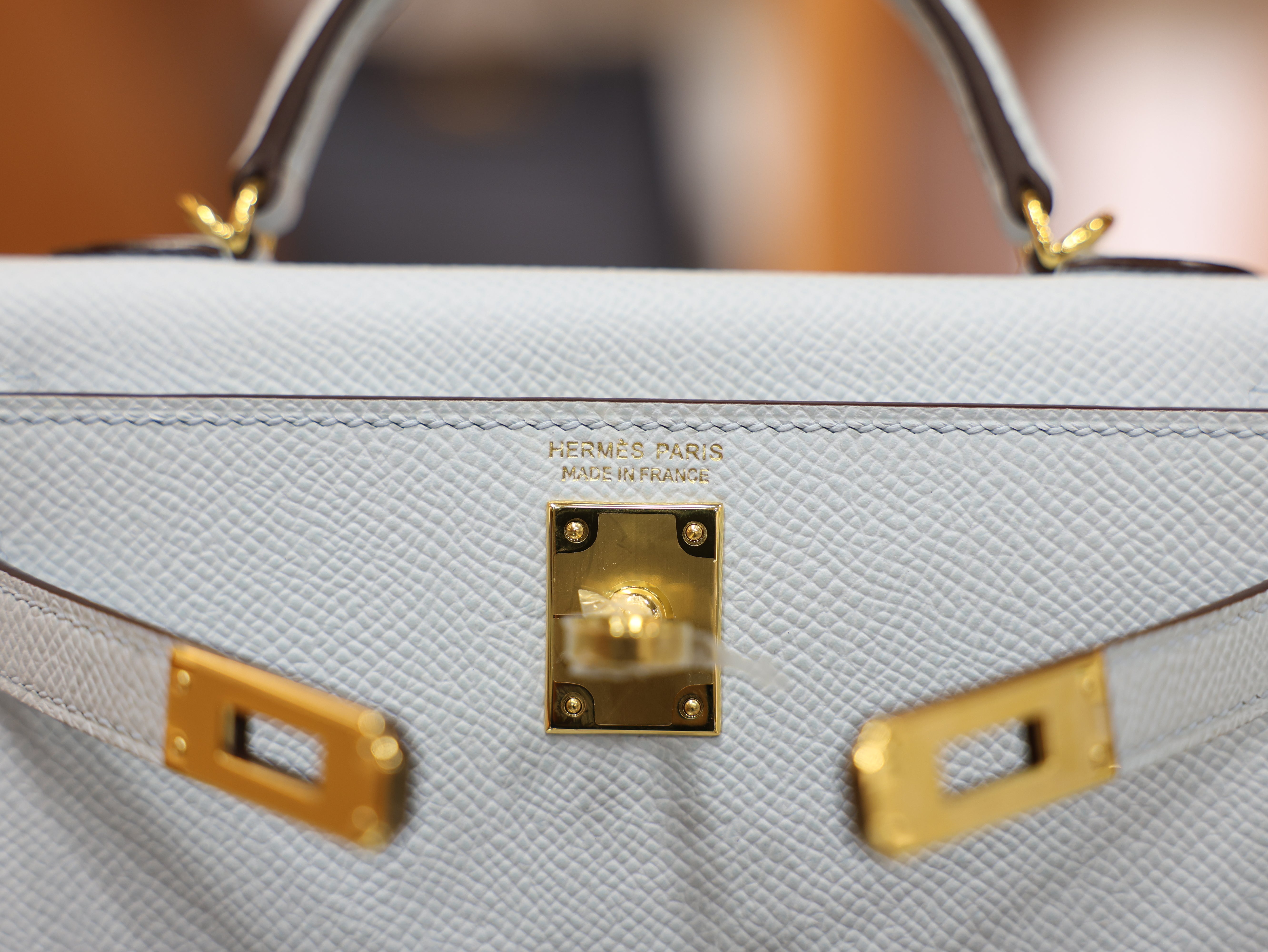 미니 켈리 앱송 블루 브룸 금장