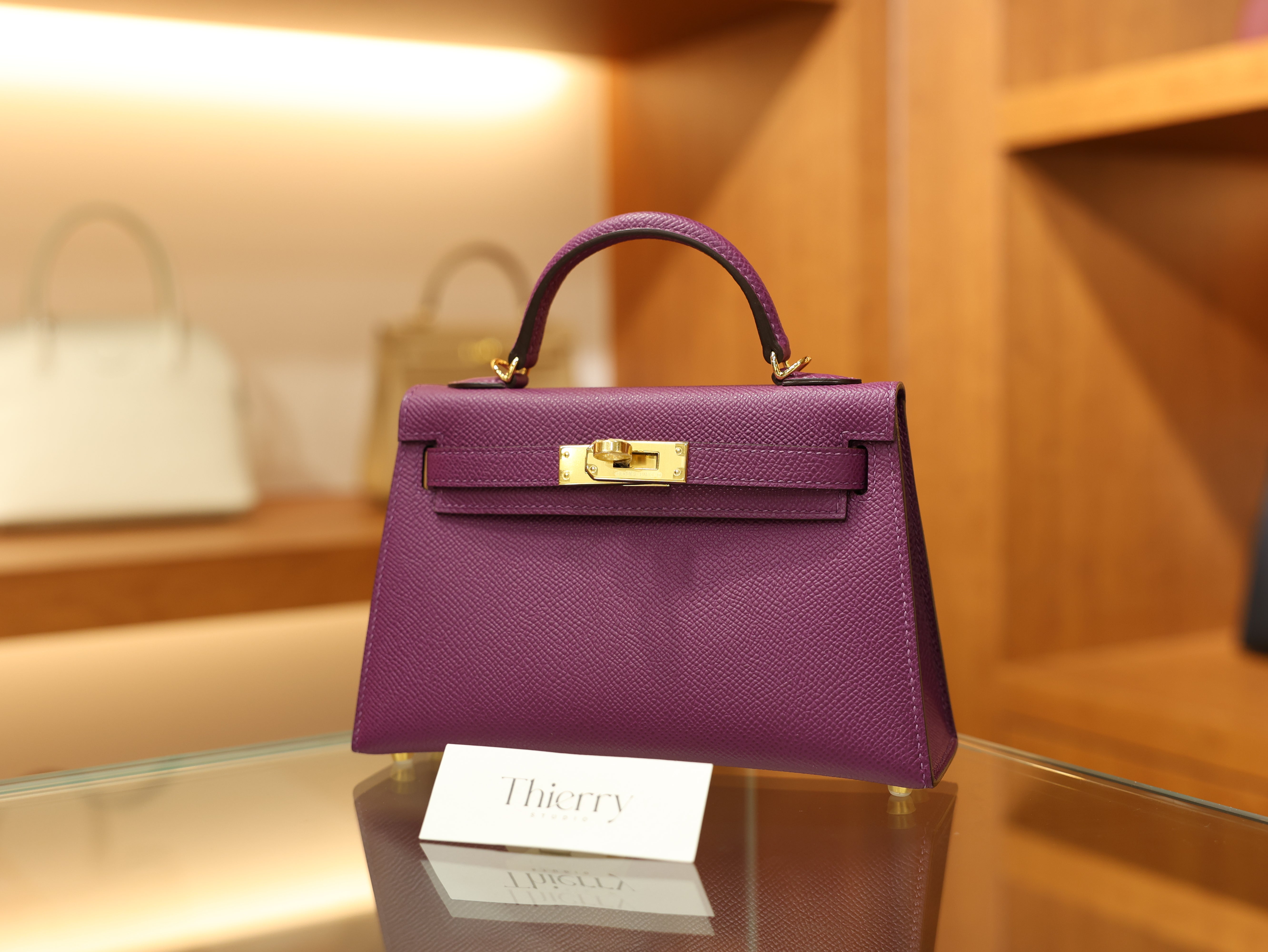 미니 켈리 앱송 아네모네 금장