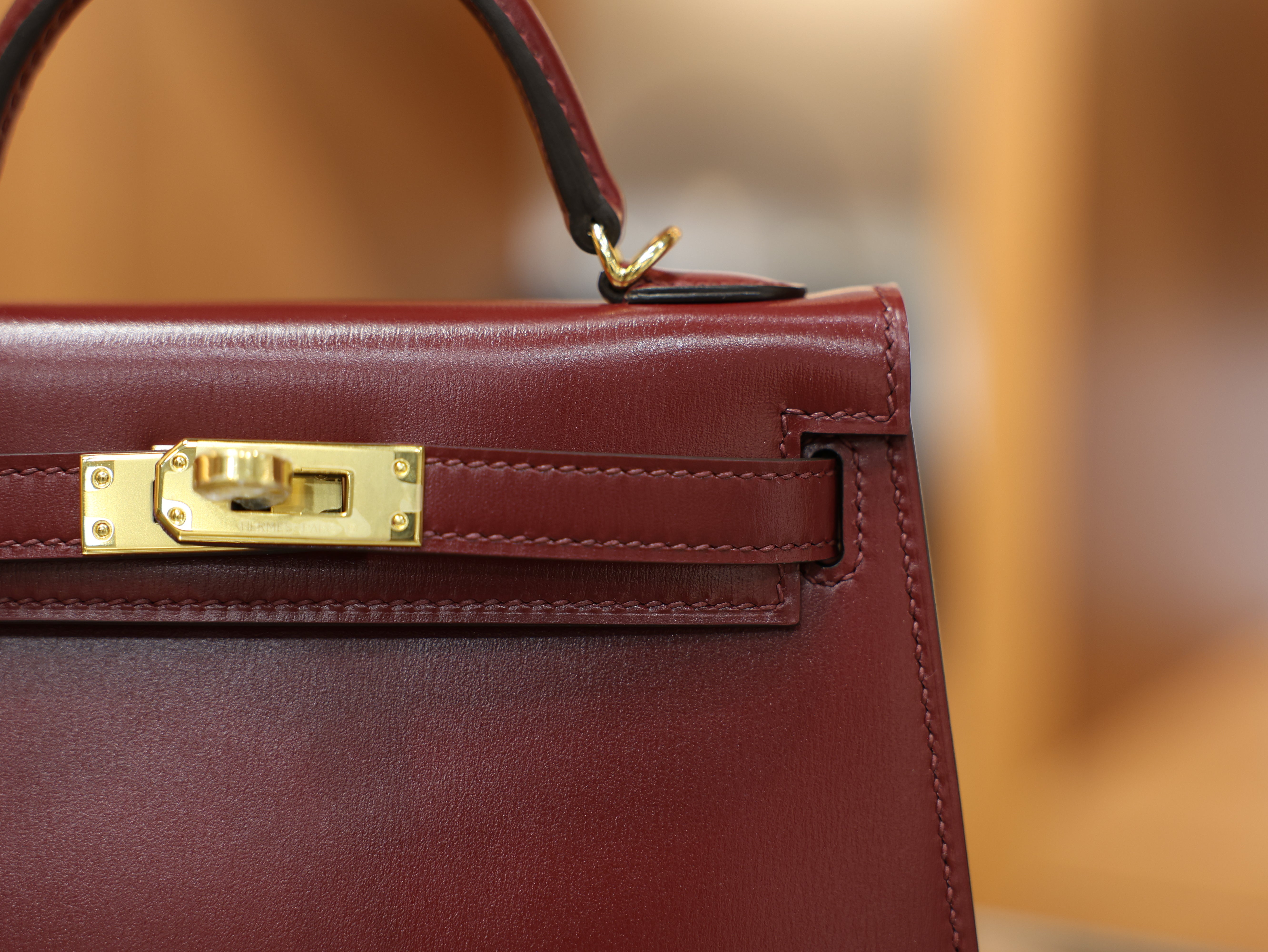 미니 켈리 복스 루즈아쉬 금장