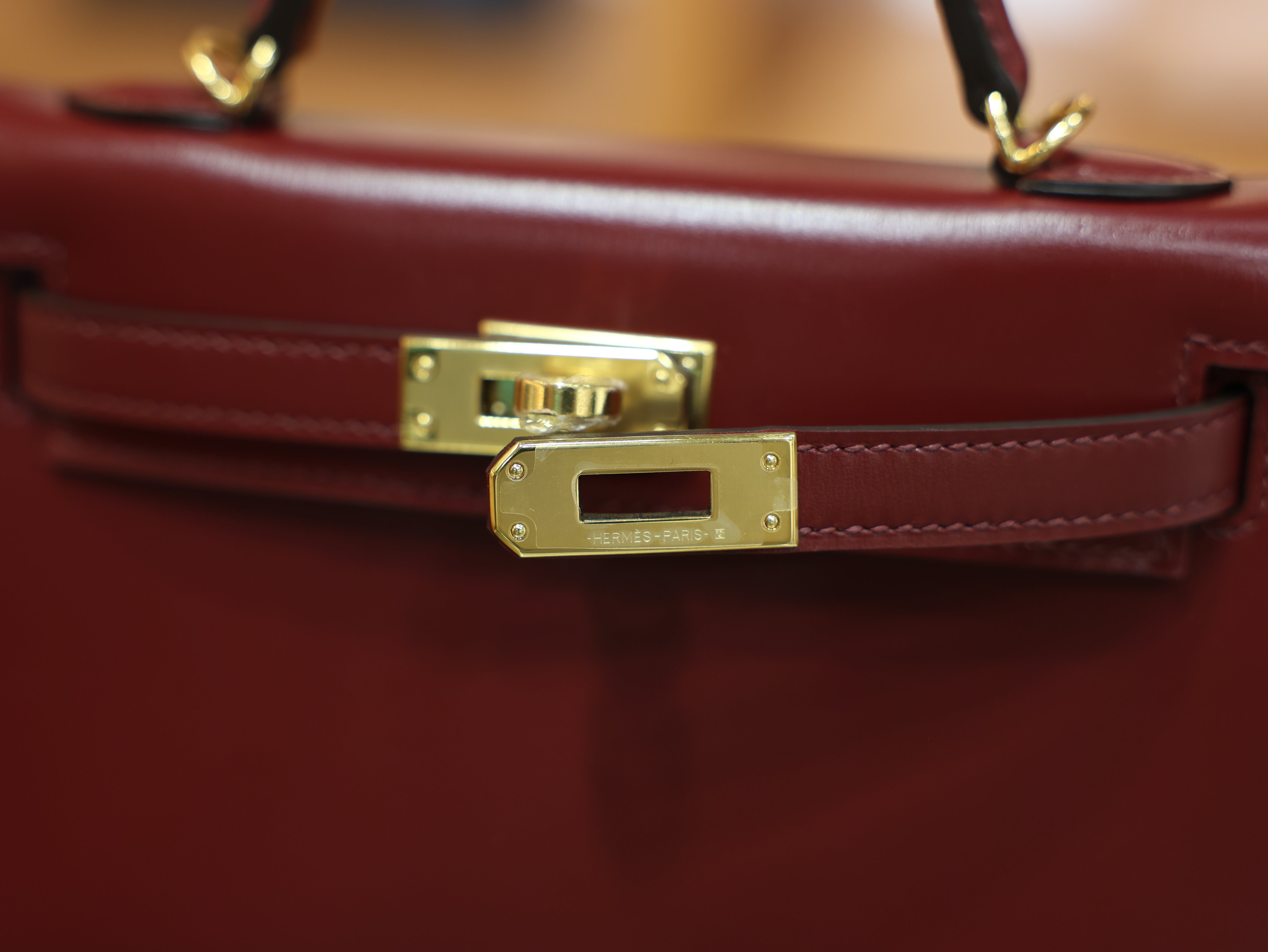 미니 켈리 복스 루즈아쉬 금장