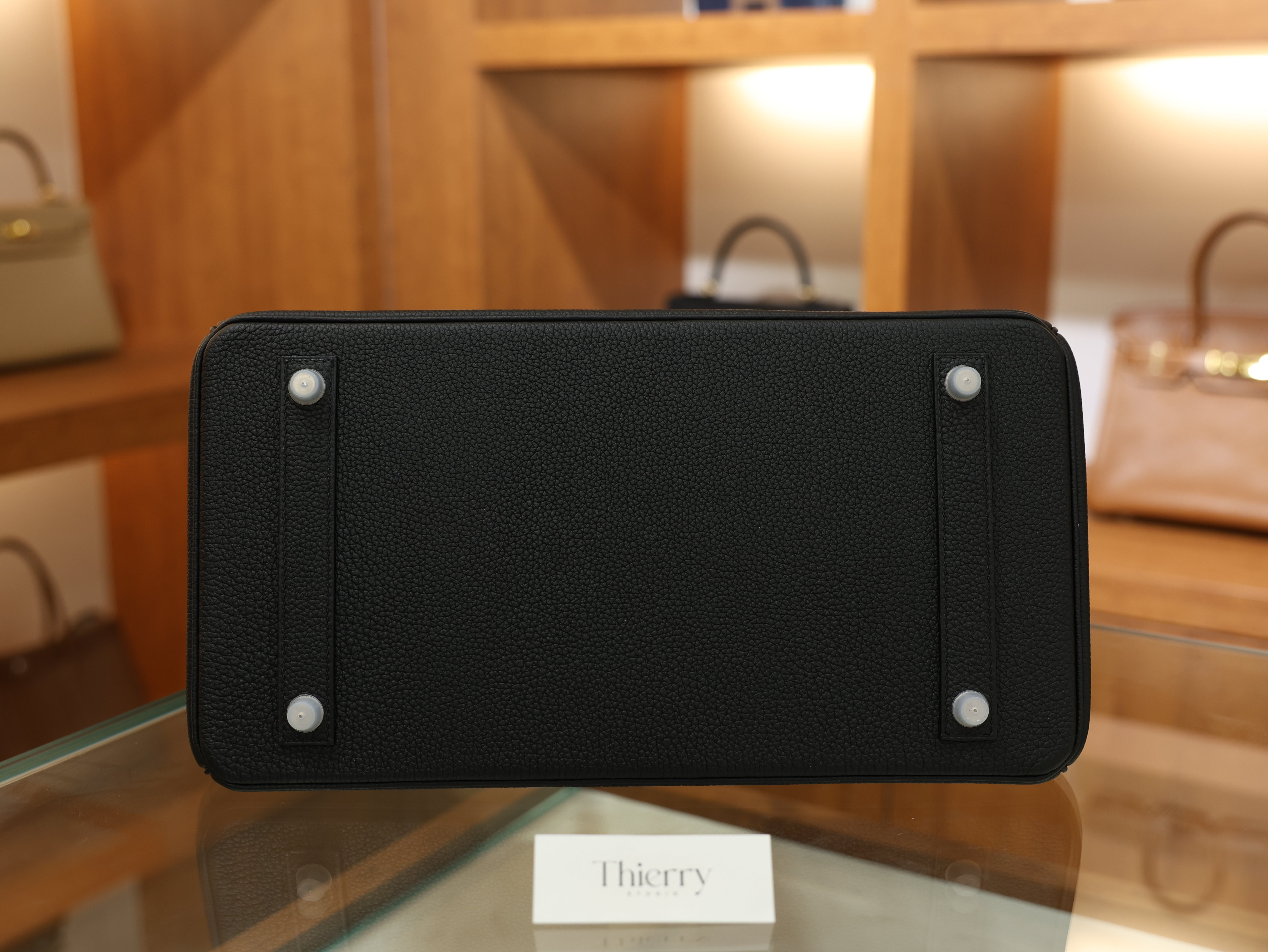 버킨 35 토고 블랙 은장