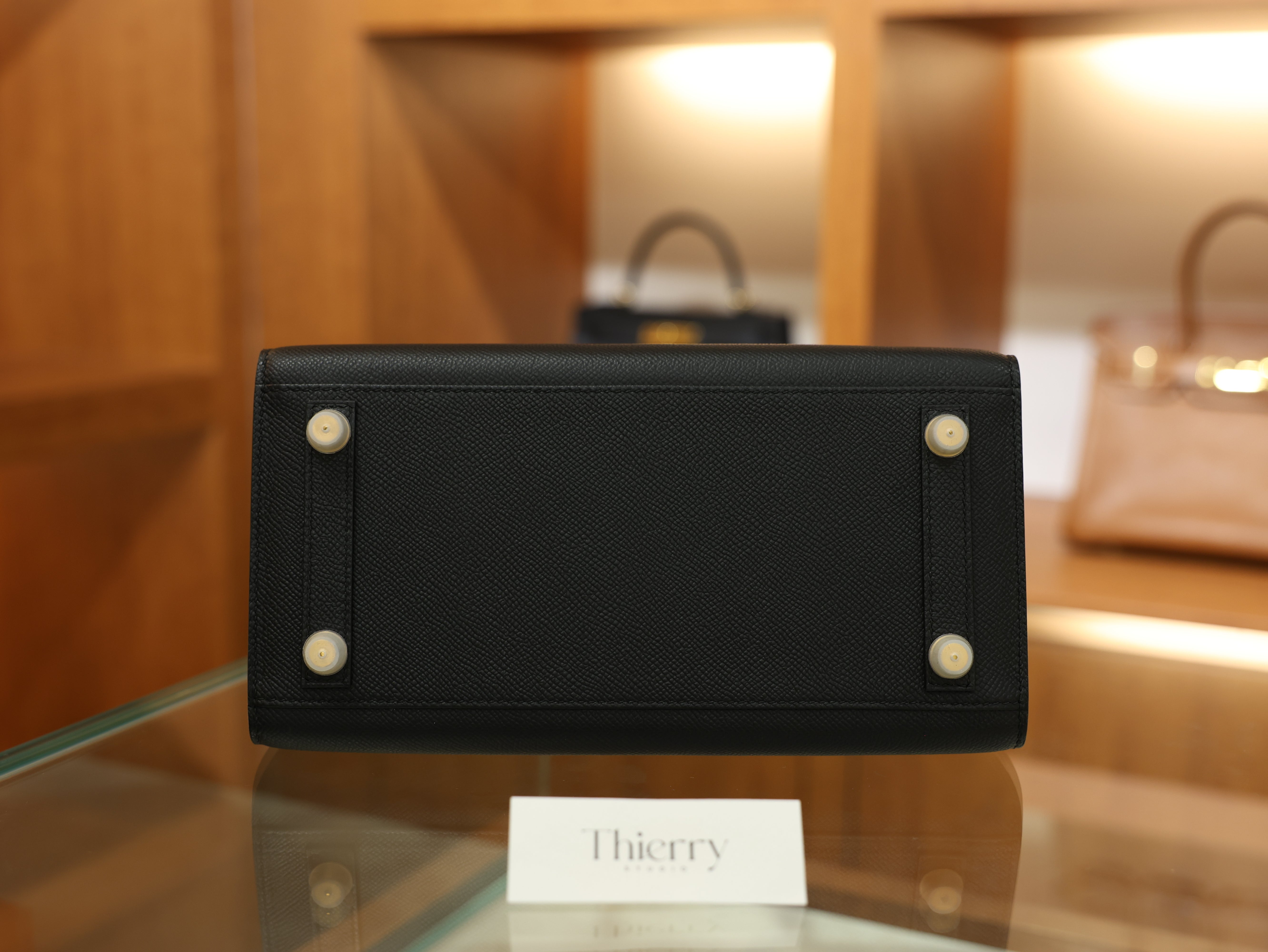 버킨 25 앱송 셀리에 블랙 금장