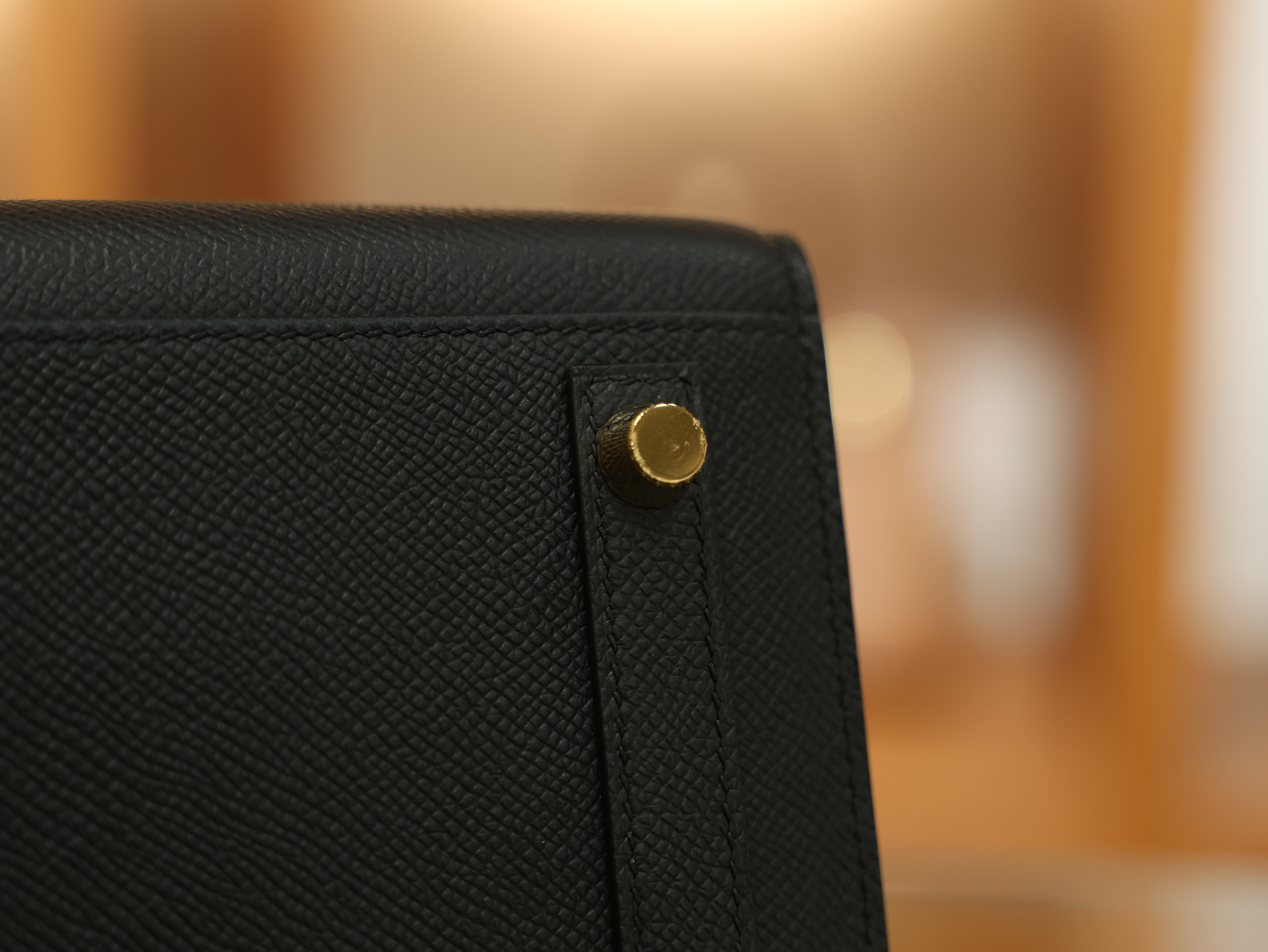 버킨 25 앱송 셀리에 블랙 금장