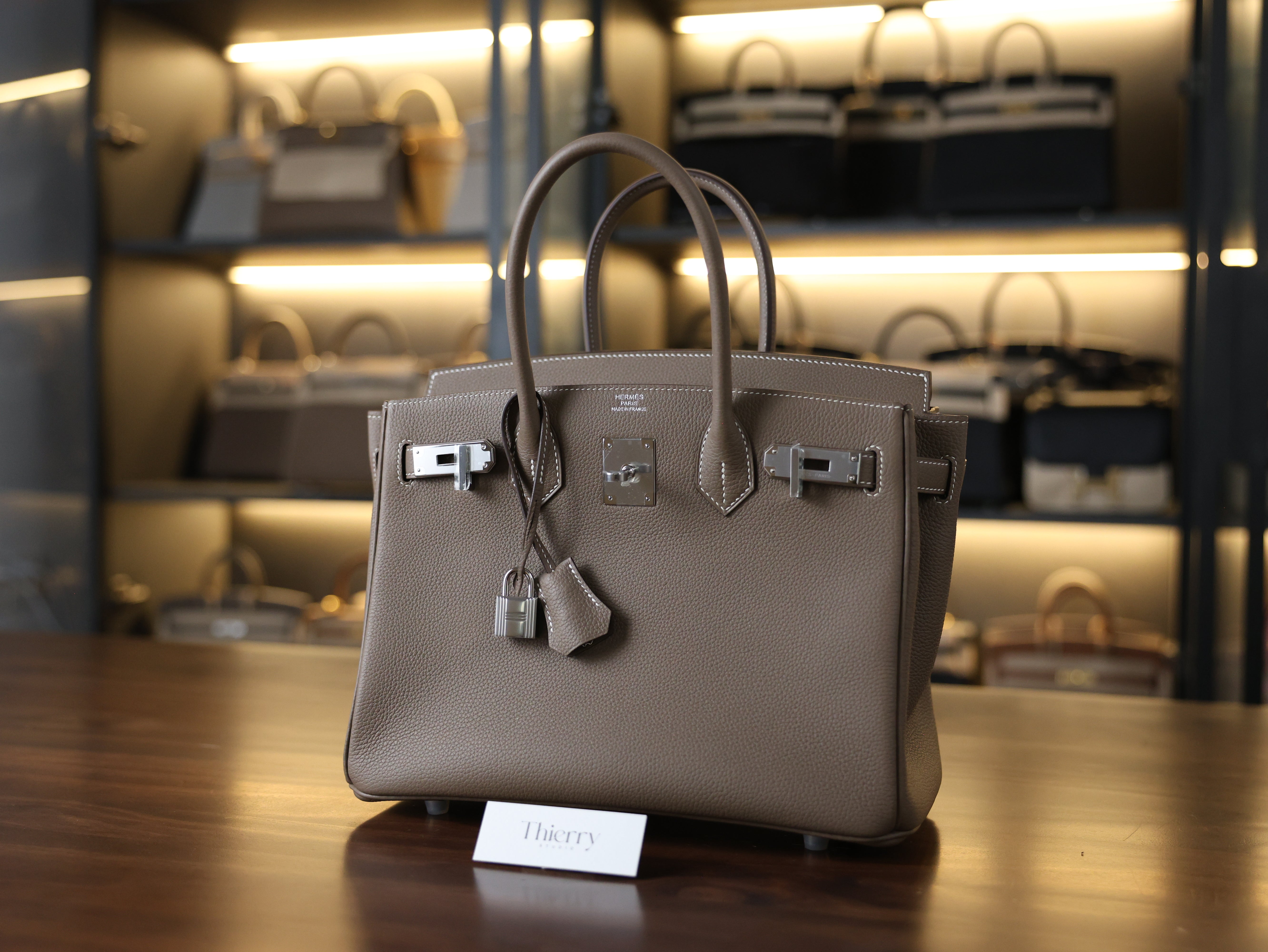 버킨 30 토고 에토프 은장