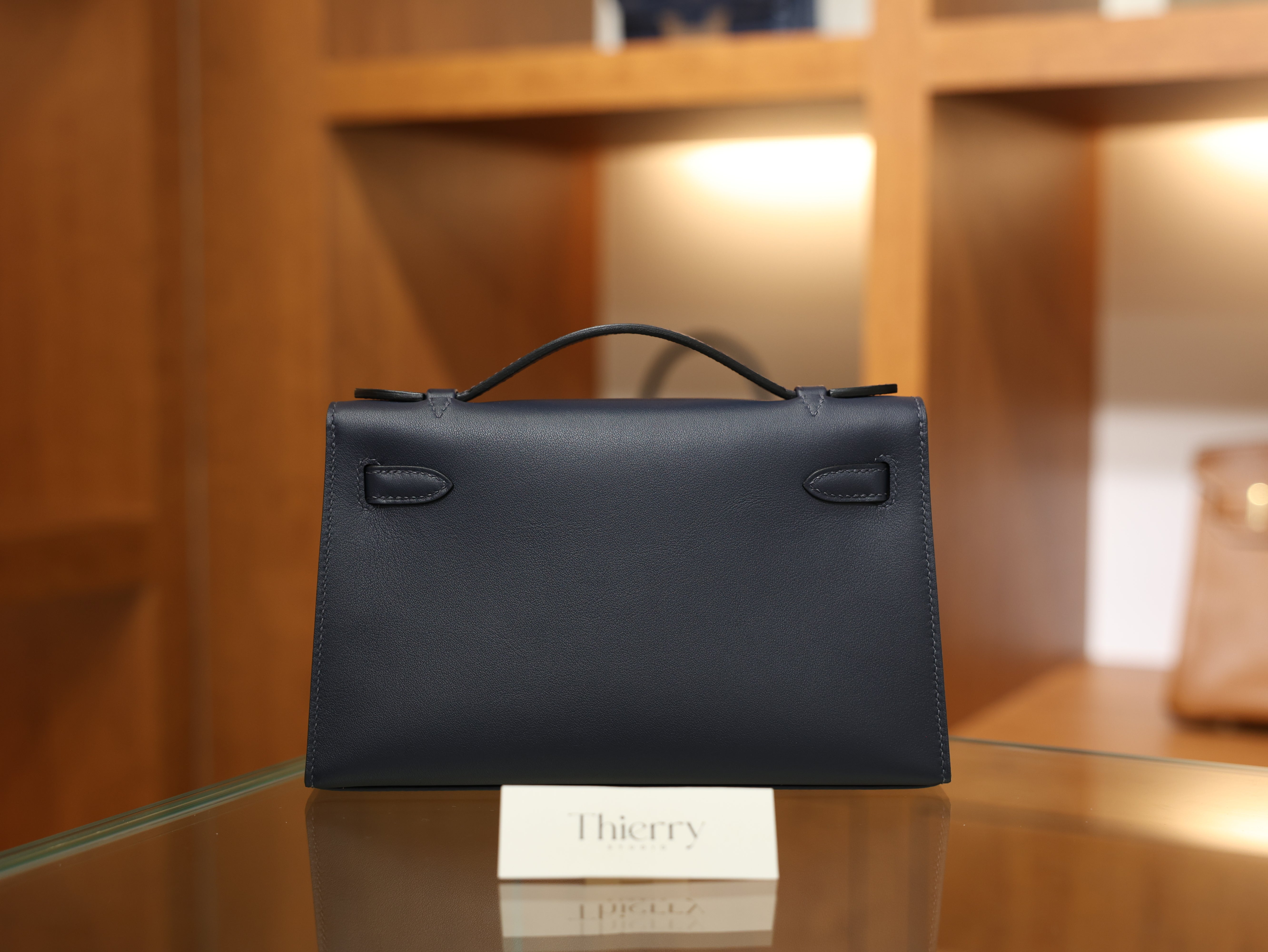 켈리 포쉐트 스위프트 블루뉘 금장