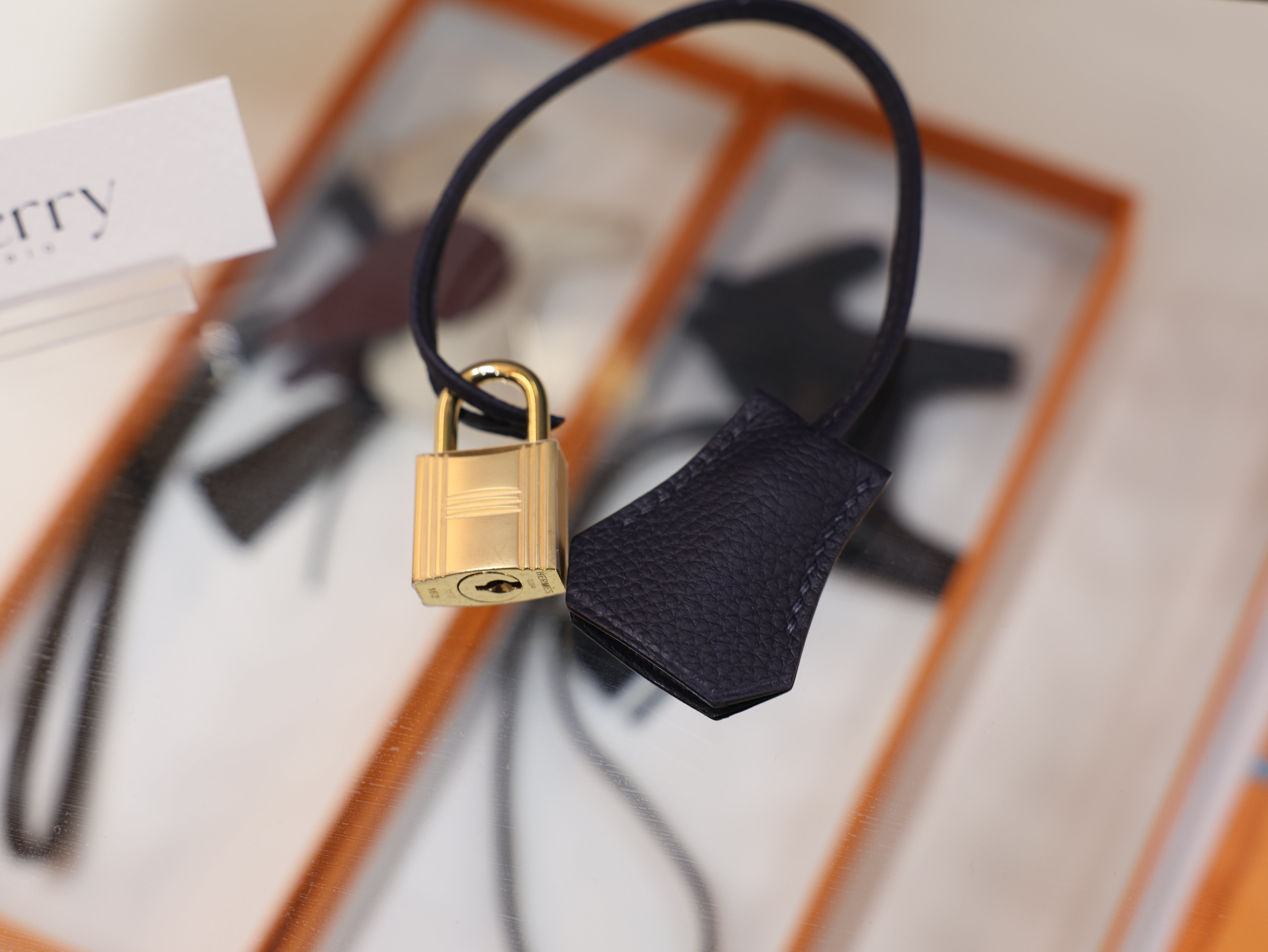 버킨 30 토고 블루뉘 금장