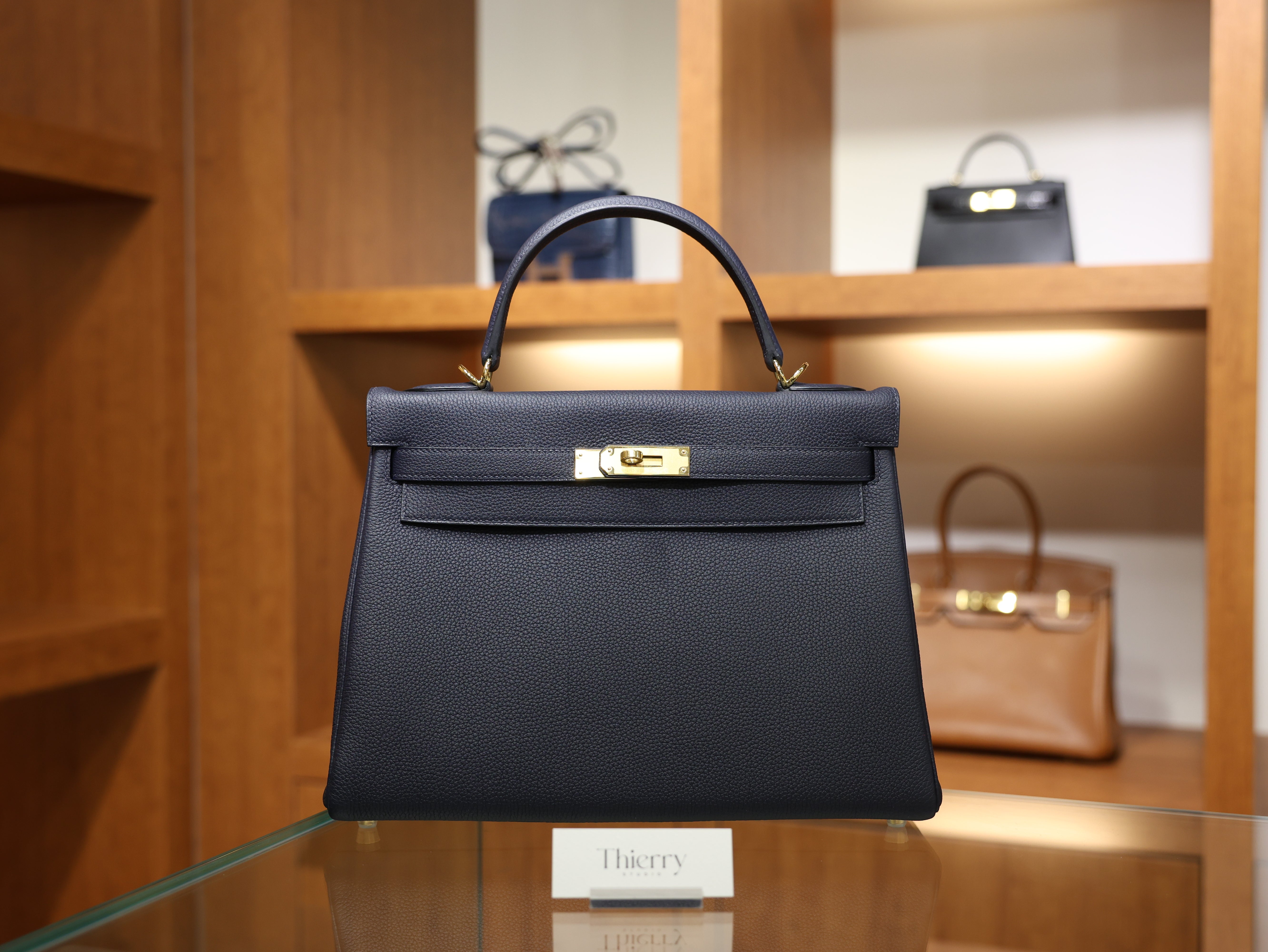 켈리 32 토고 블루뉘 금장