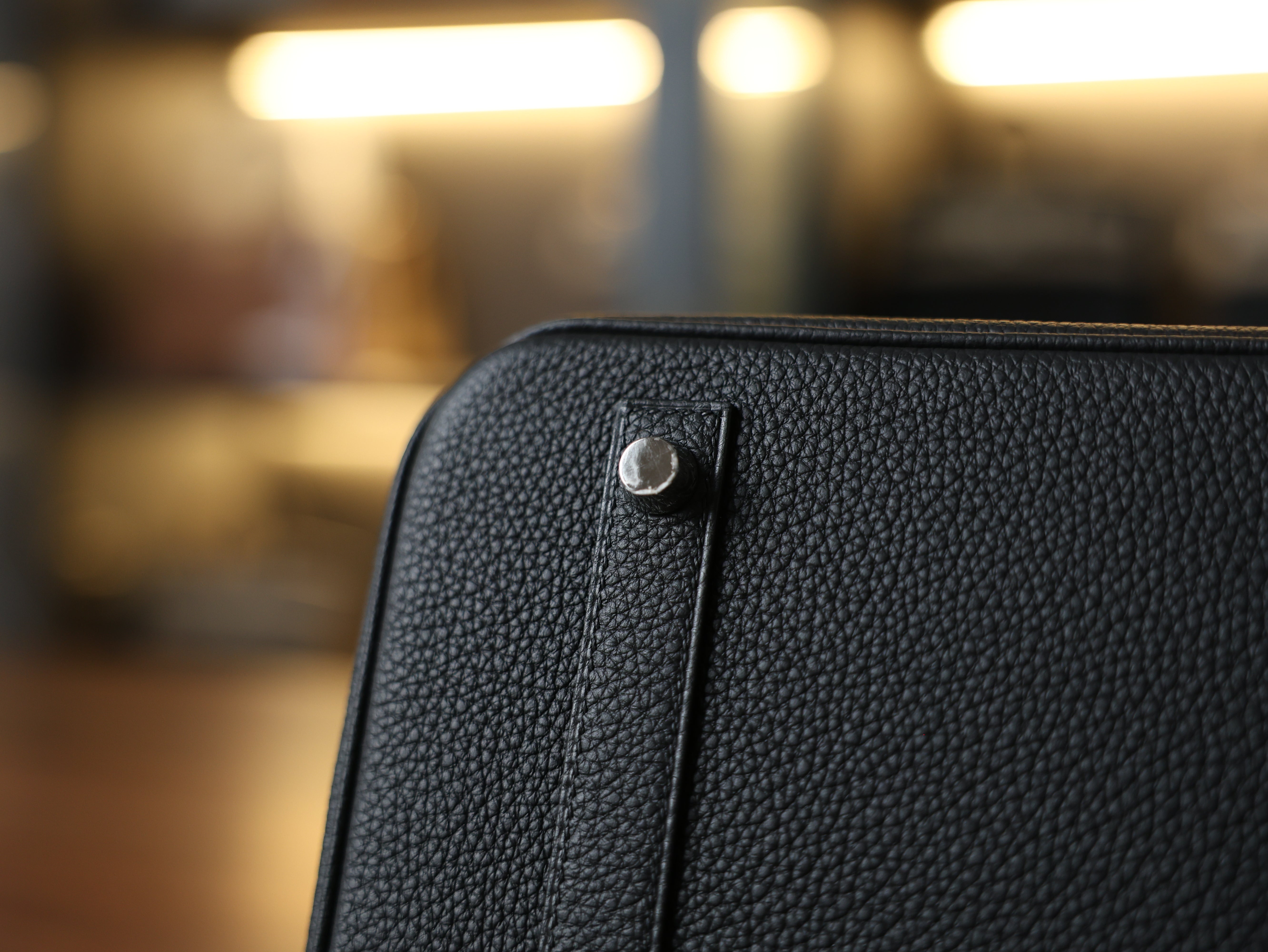 버킨 30 토고 블랙 은장