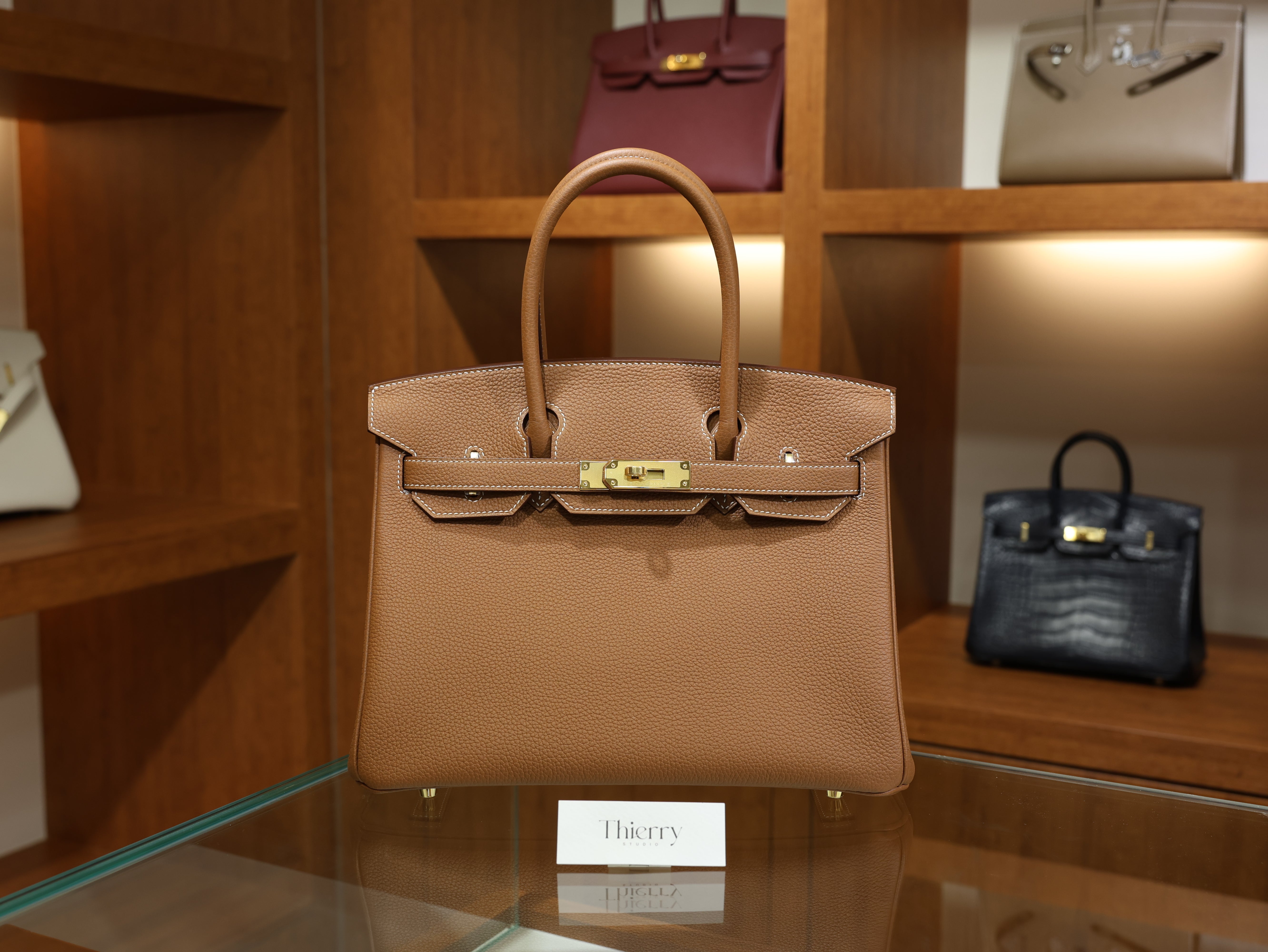 버킨 30 토고 골드 금장