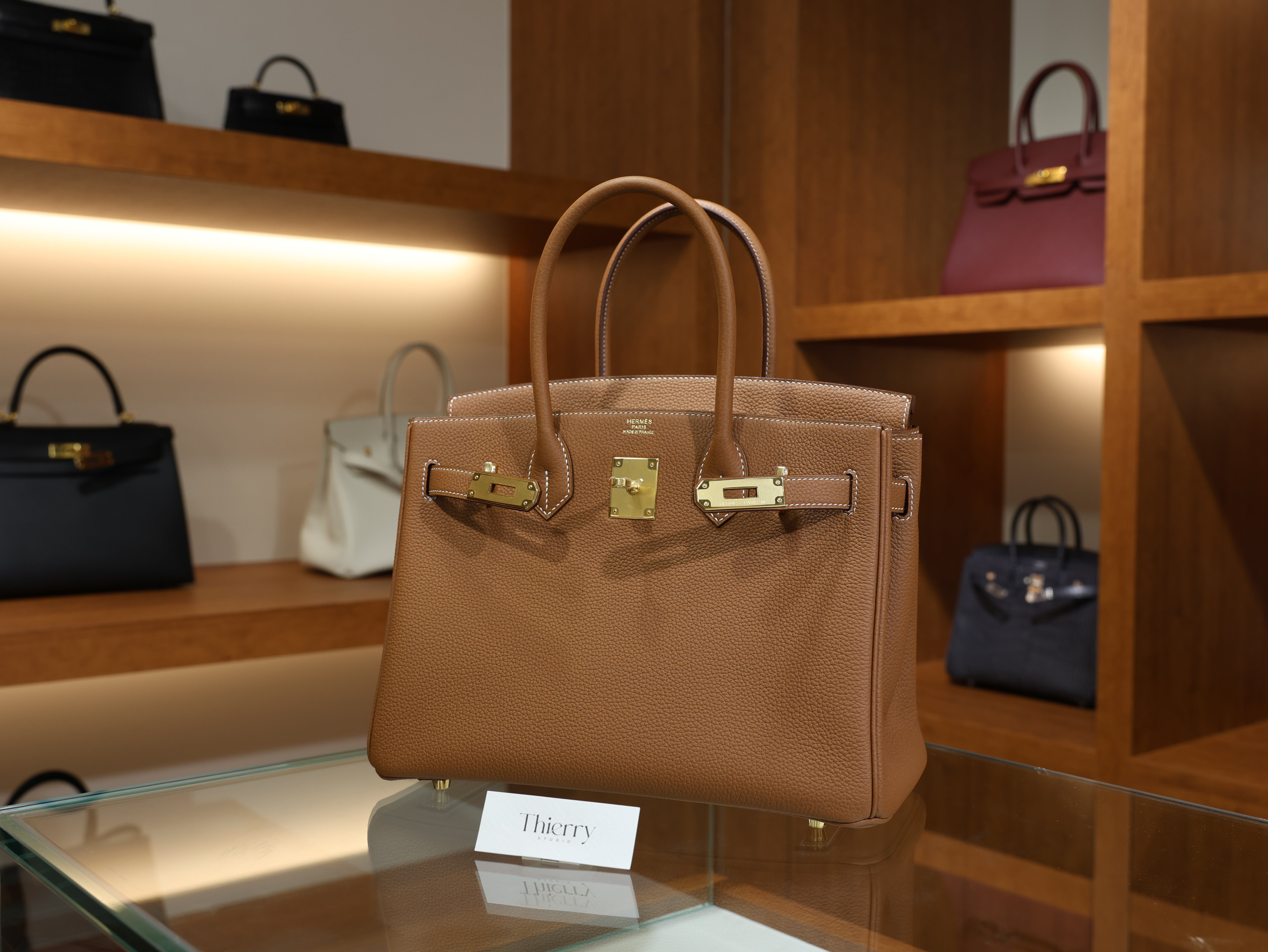 버킨 30 토고 골드 금장