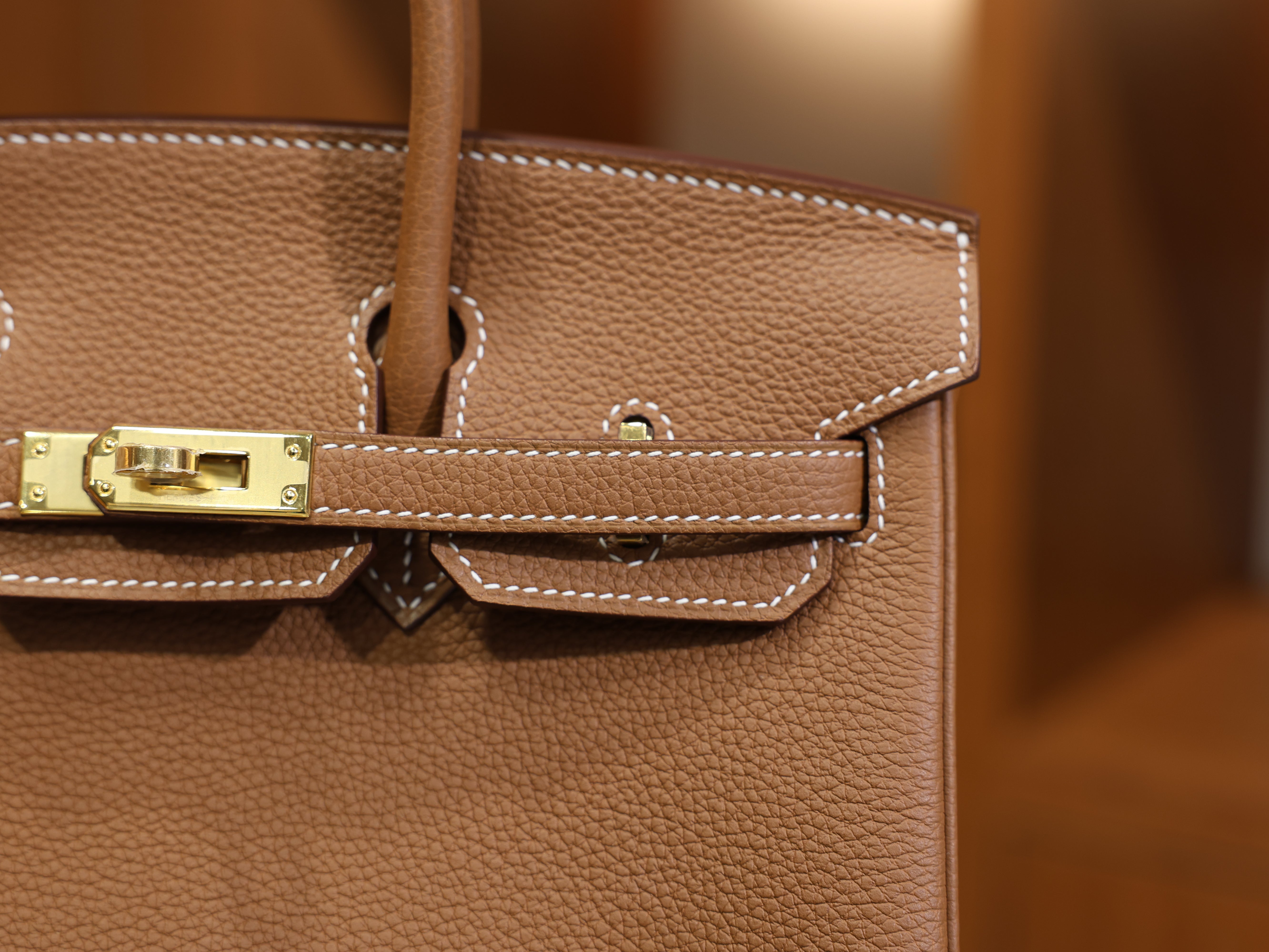 버킨 25 토고 골드 금장