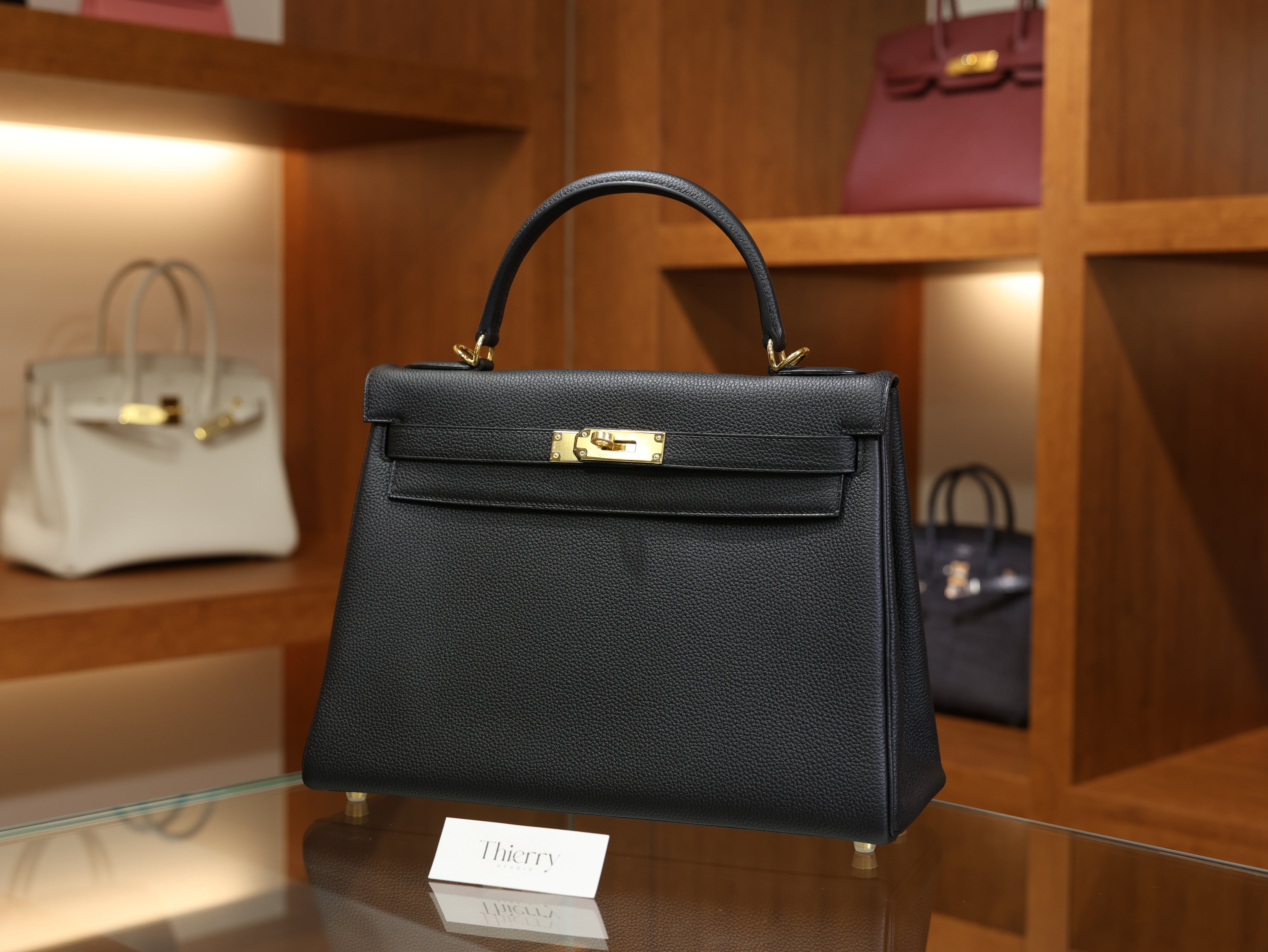 Kelly 32 togo black GHW