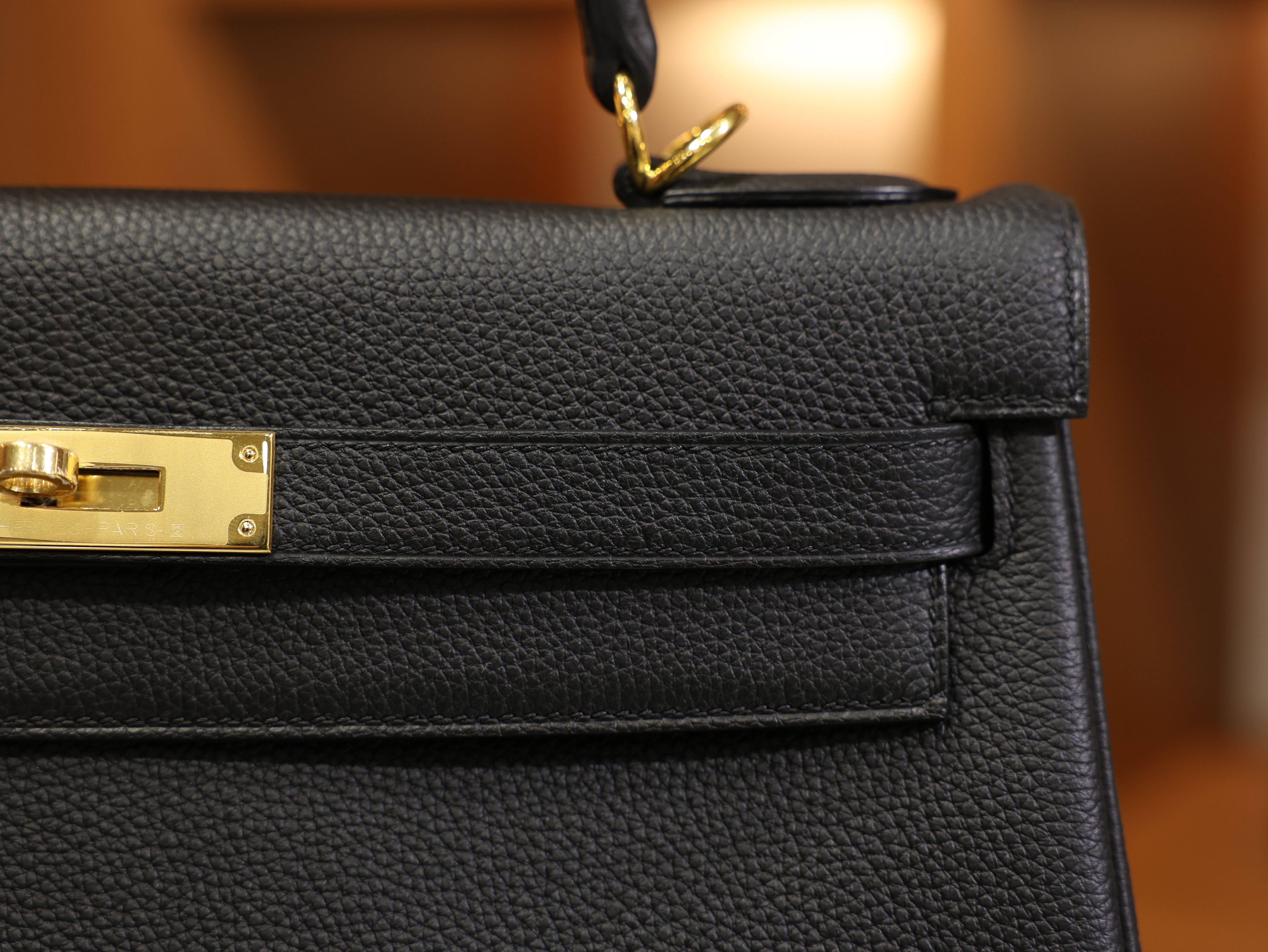 Kelly 32 togo black GHW