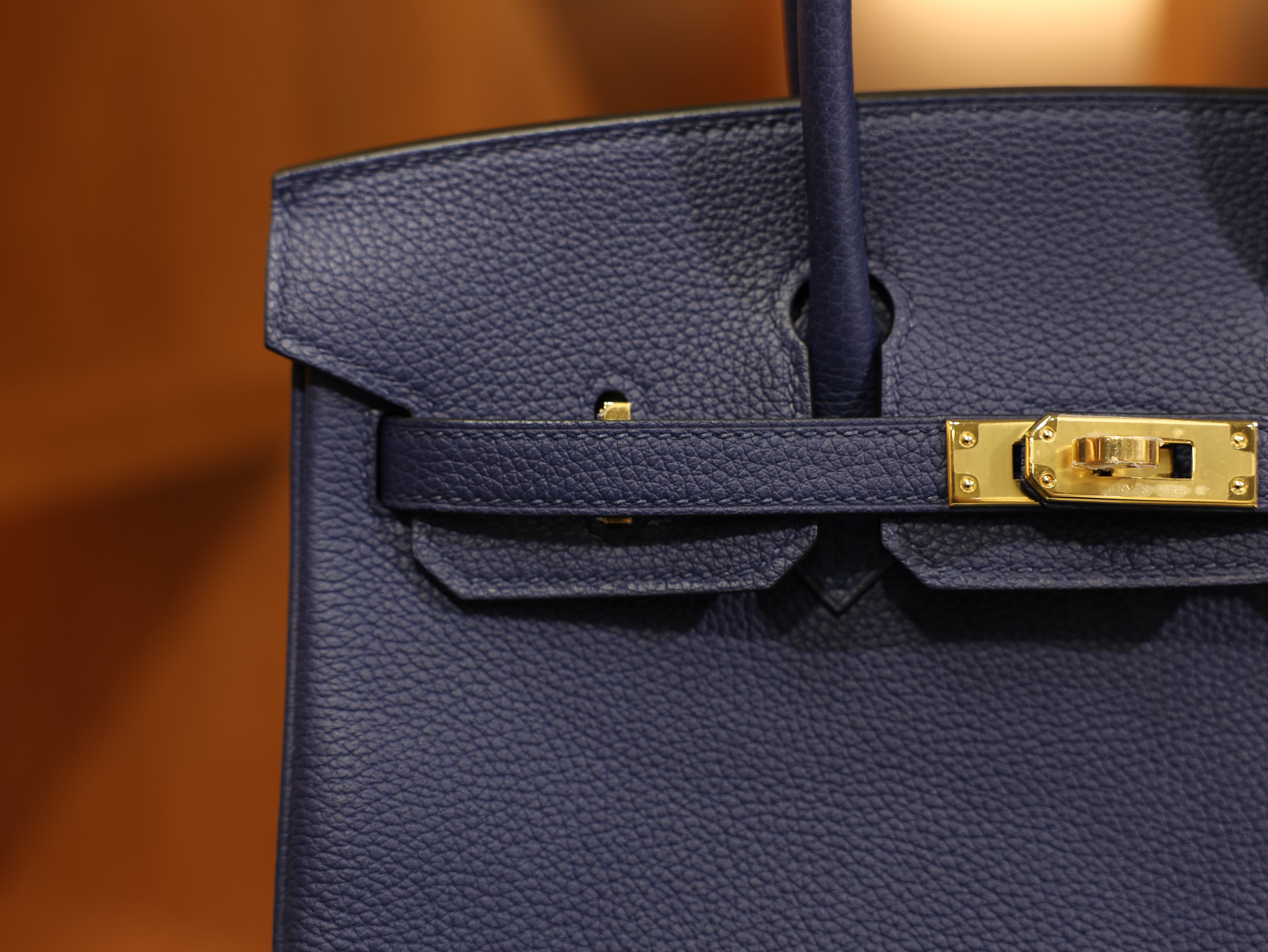 Birkin 25 togo blue saphir GHW