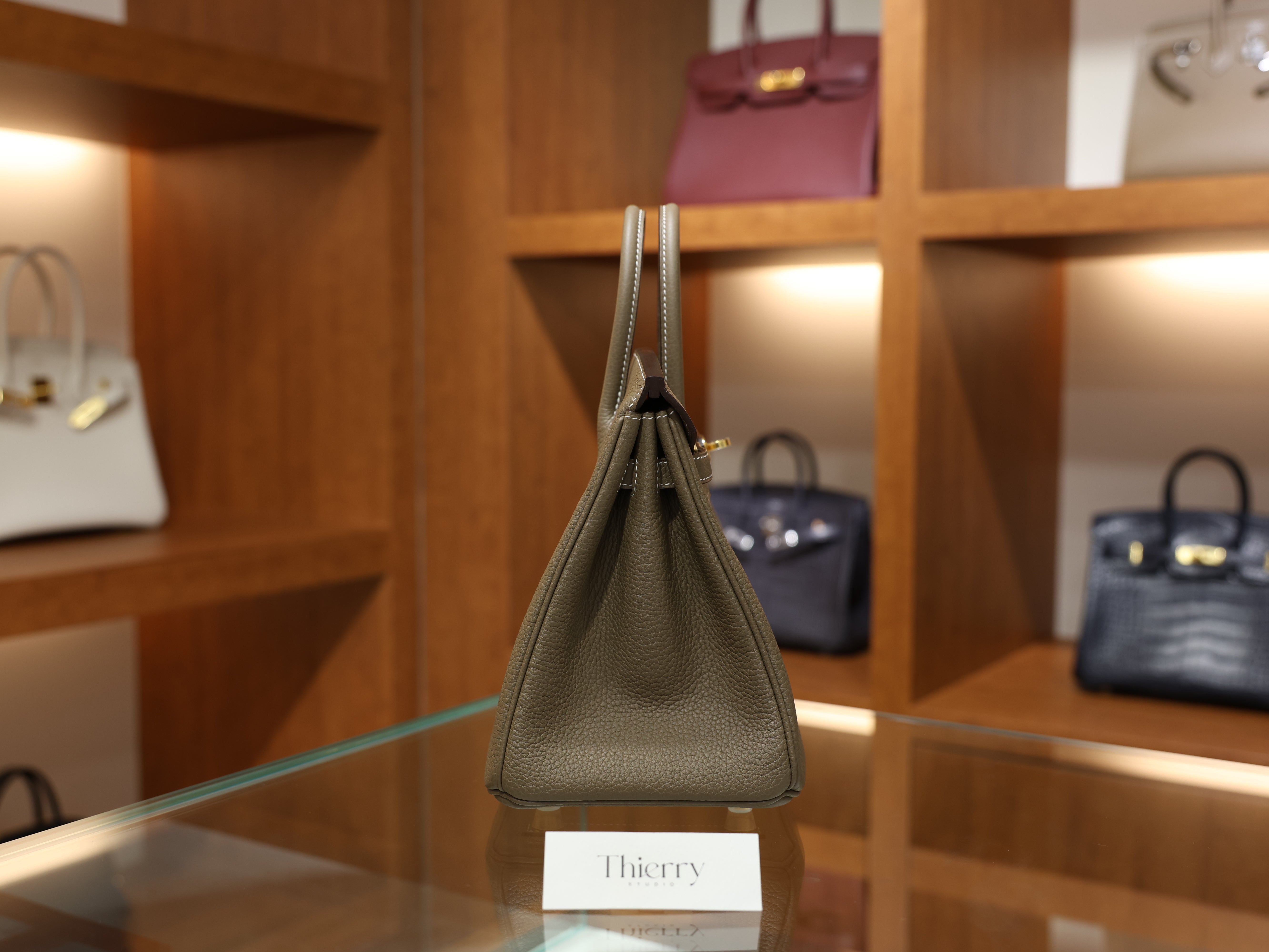 버킨 25 토고 에토프 금장