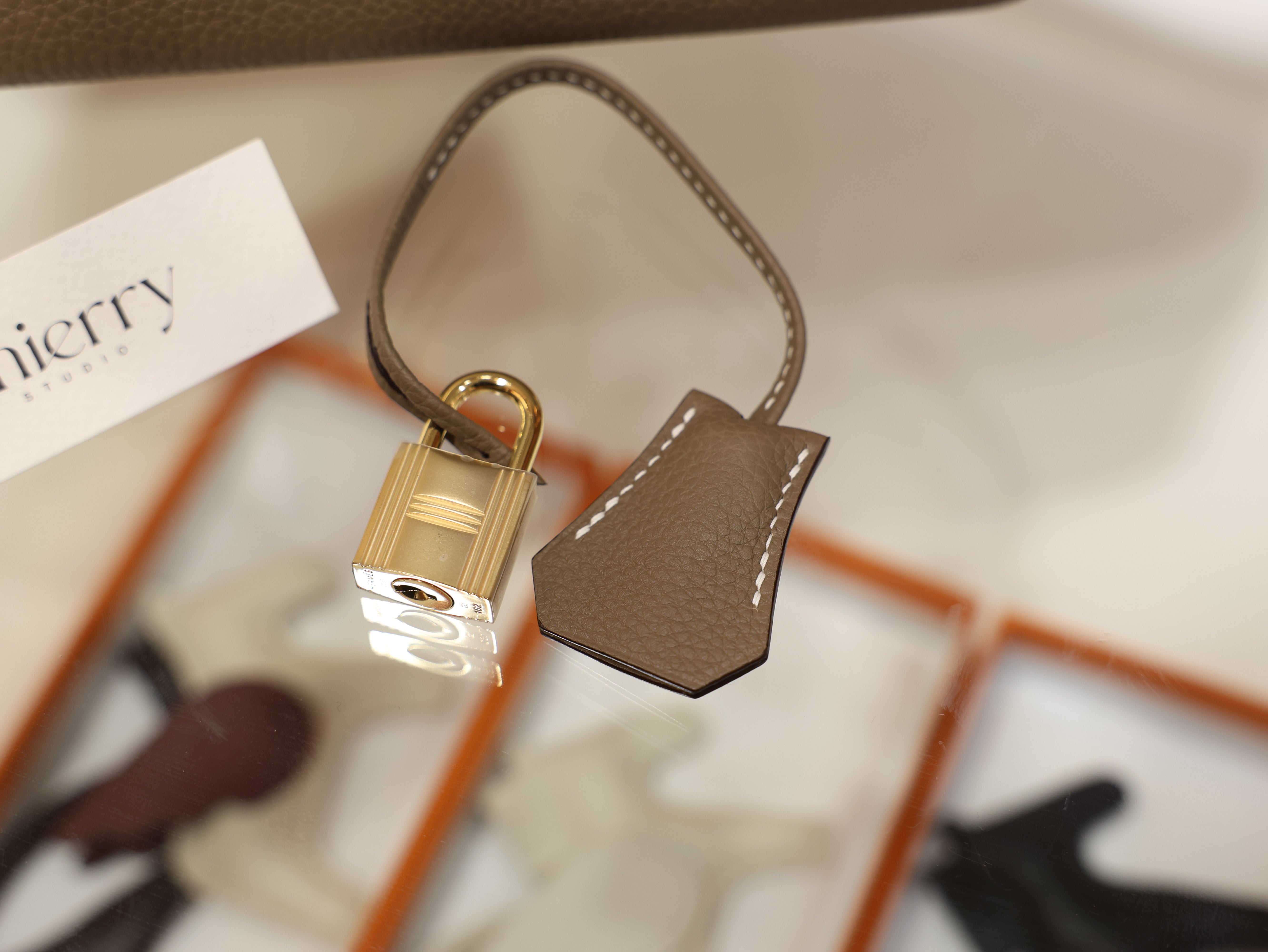 버킨 25 토고 에토프 금장