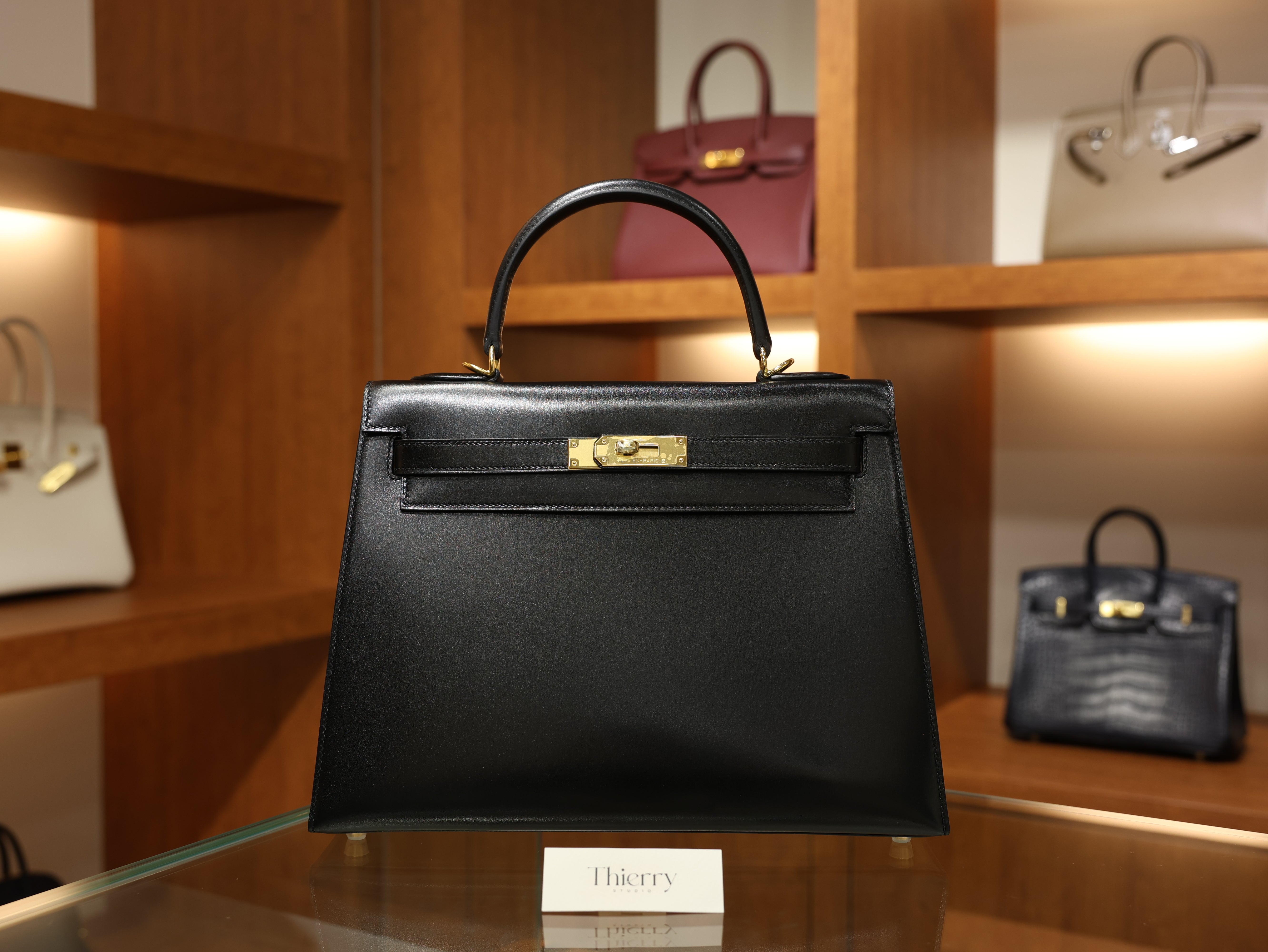 켈리 32 복스 셀리에 블랙 금장