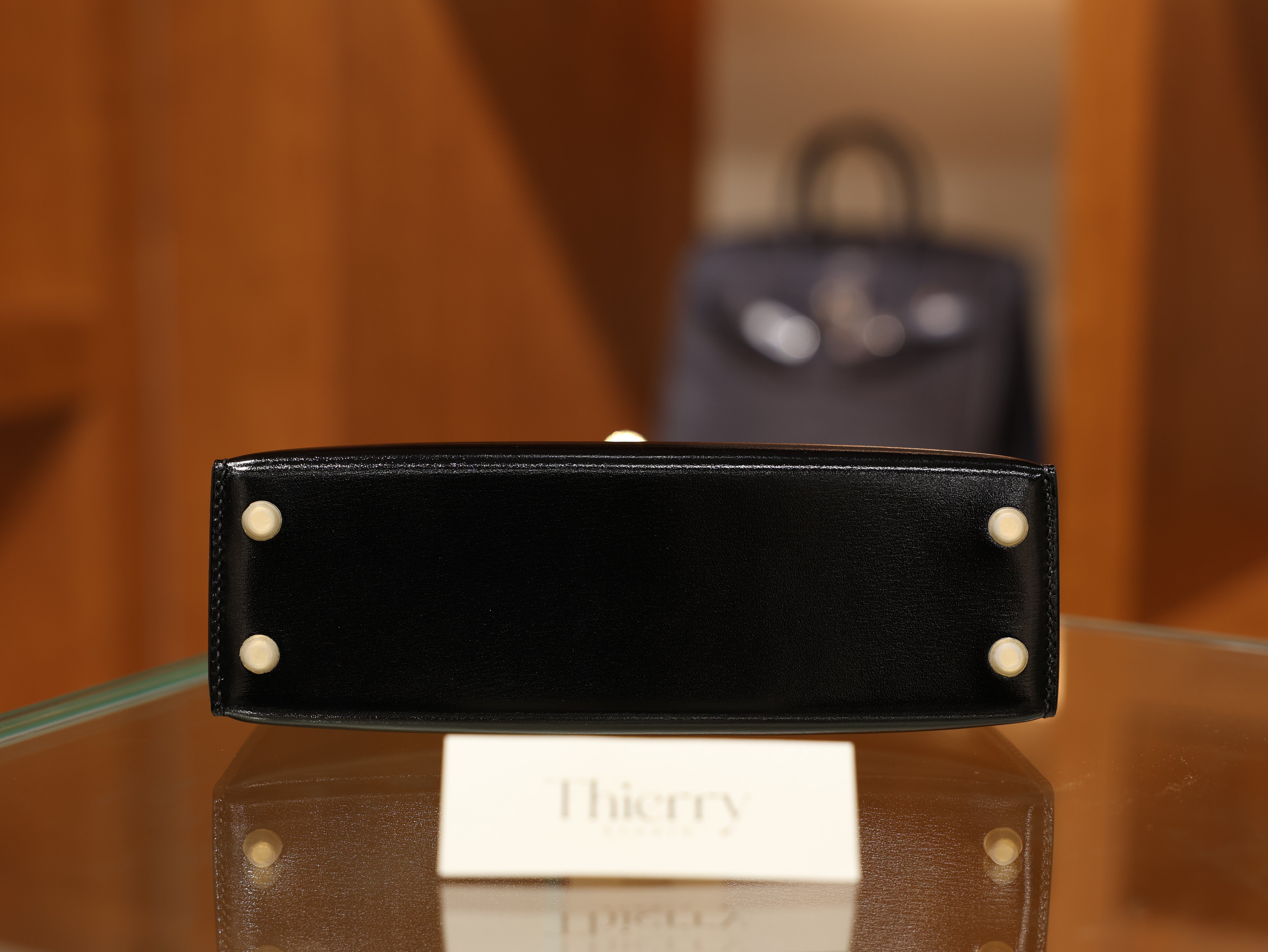 미니 켈리 복스 블랙 금장