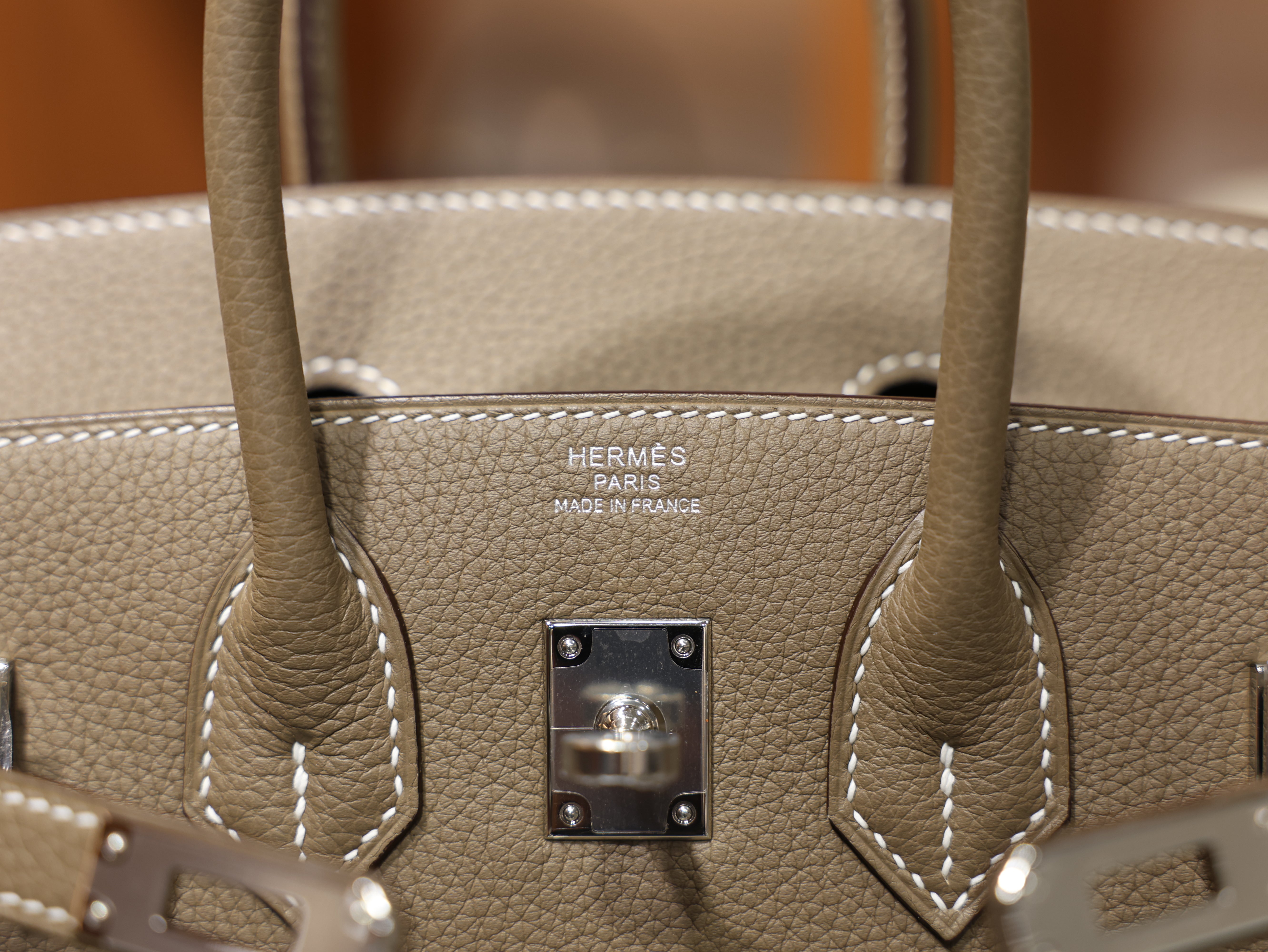 버킨 25 토고 에토프 은장