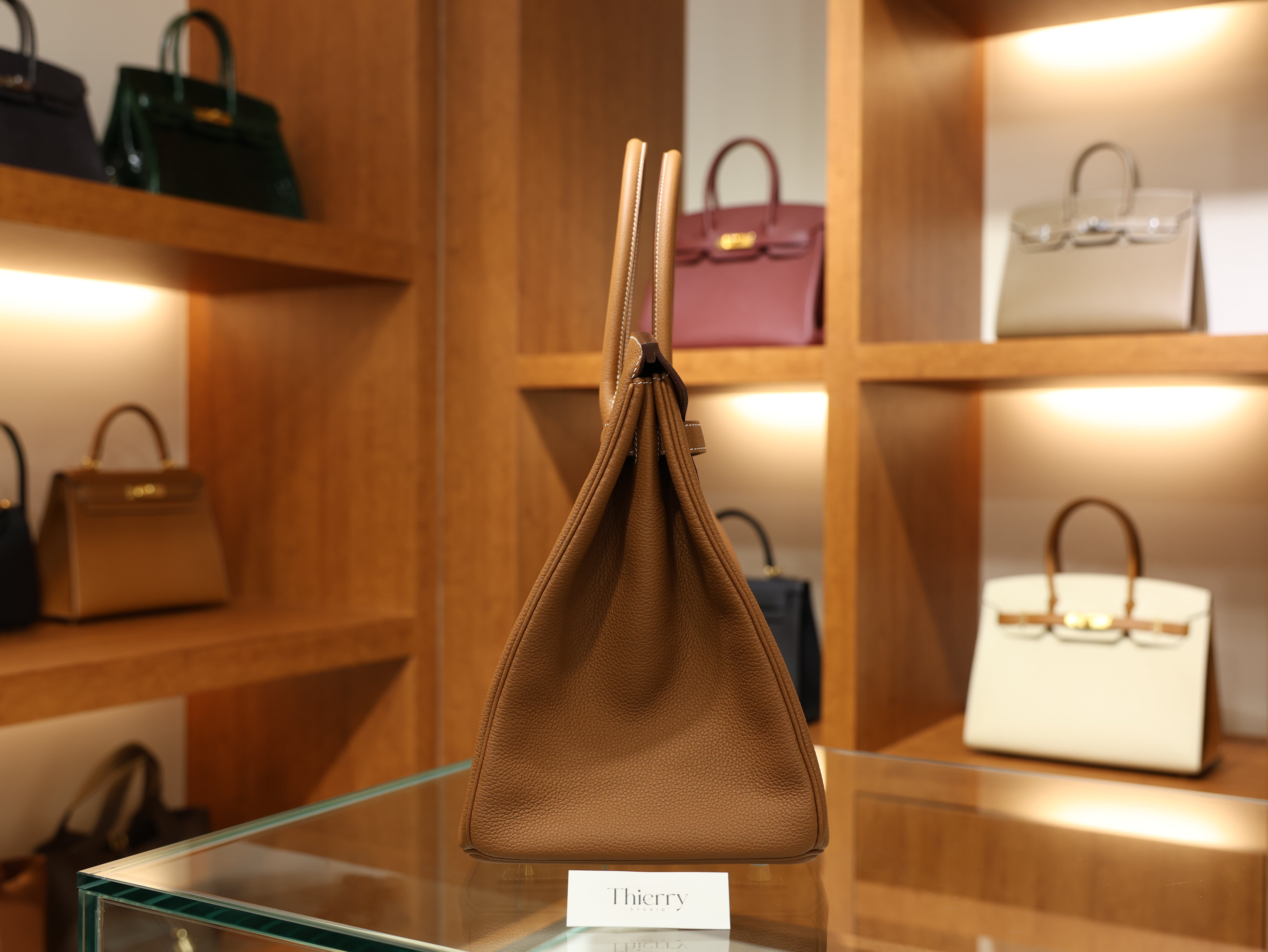 버킨 40 토고 골드 금장