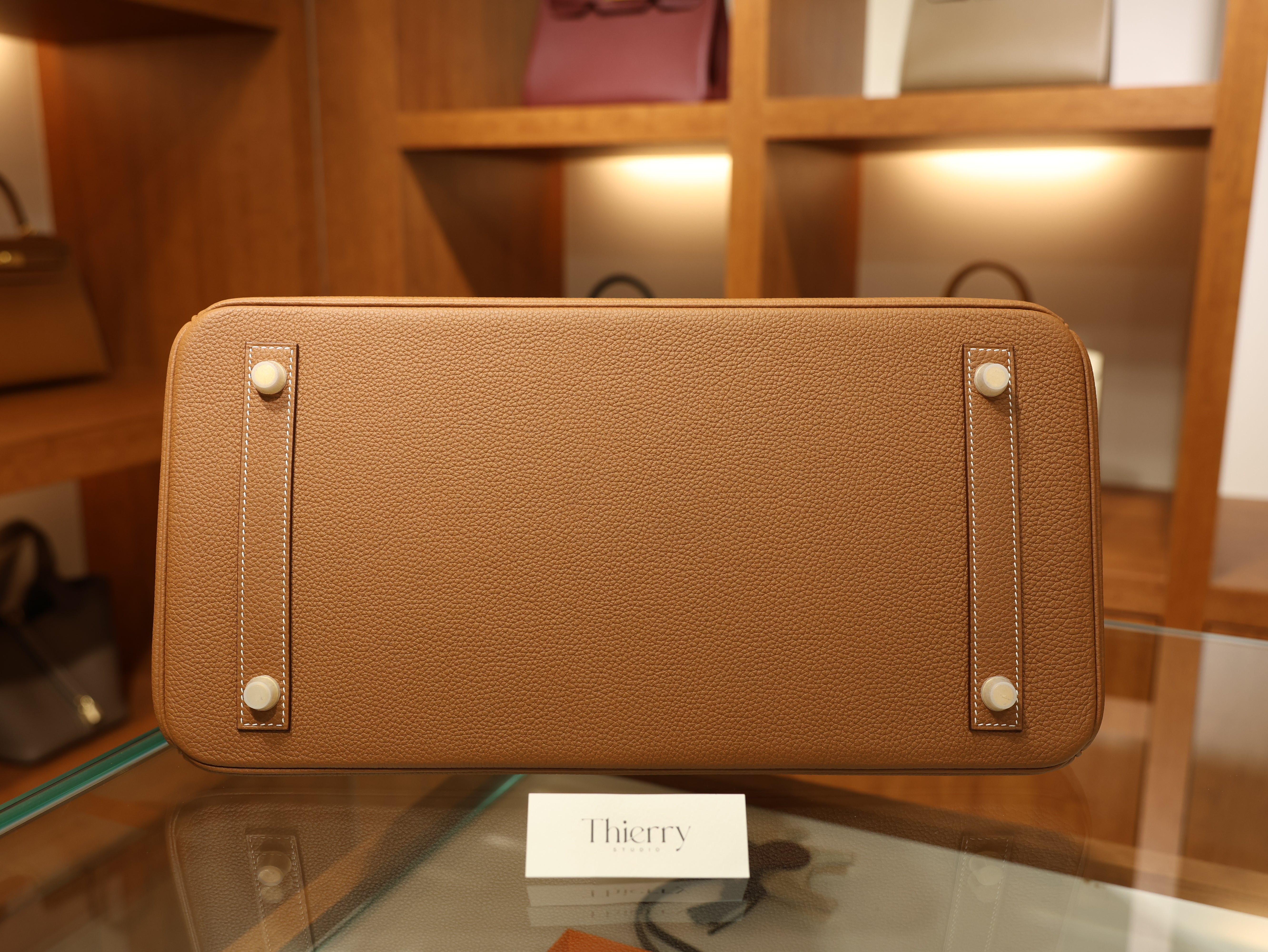 버킨 40 토고 골드 금장