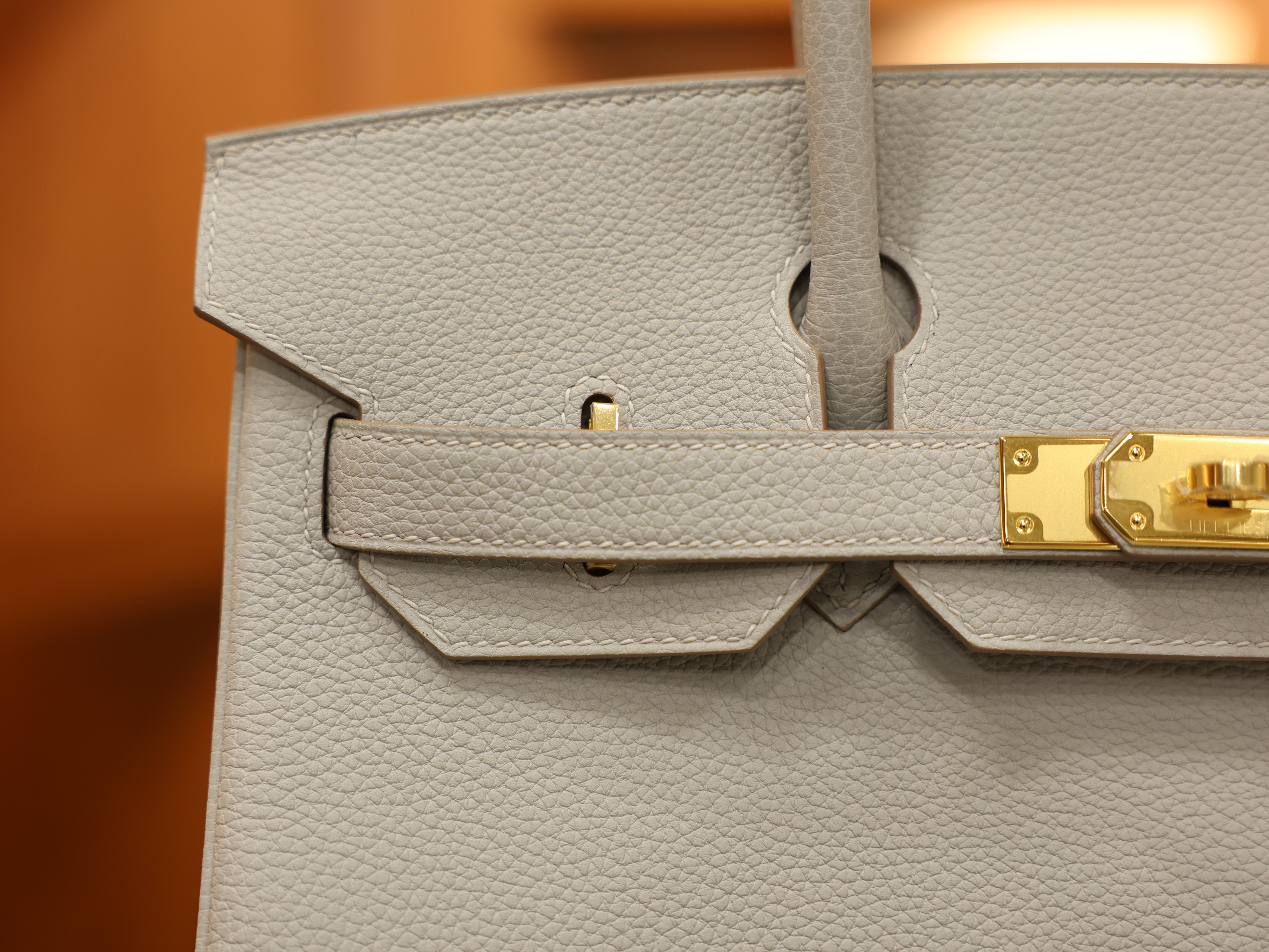 버킨 30 토고 그리스펄 금장