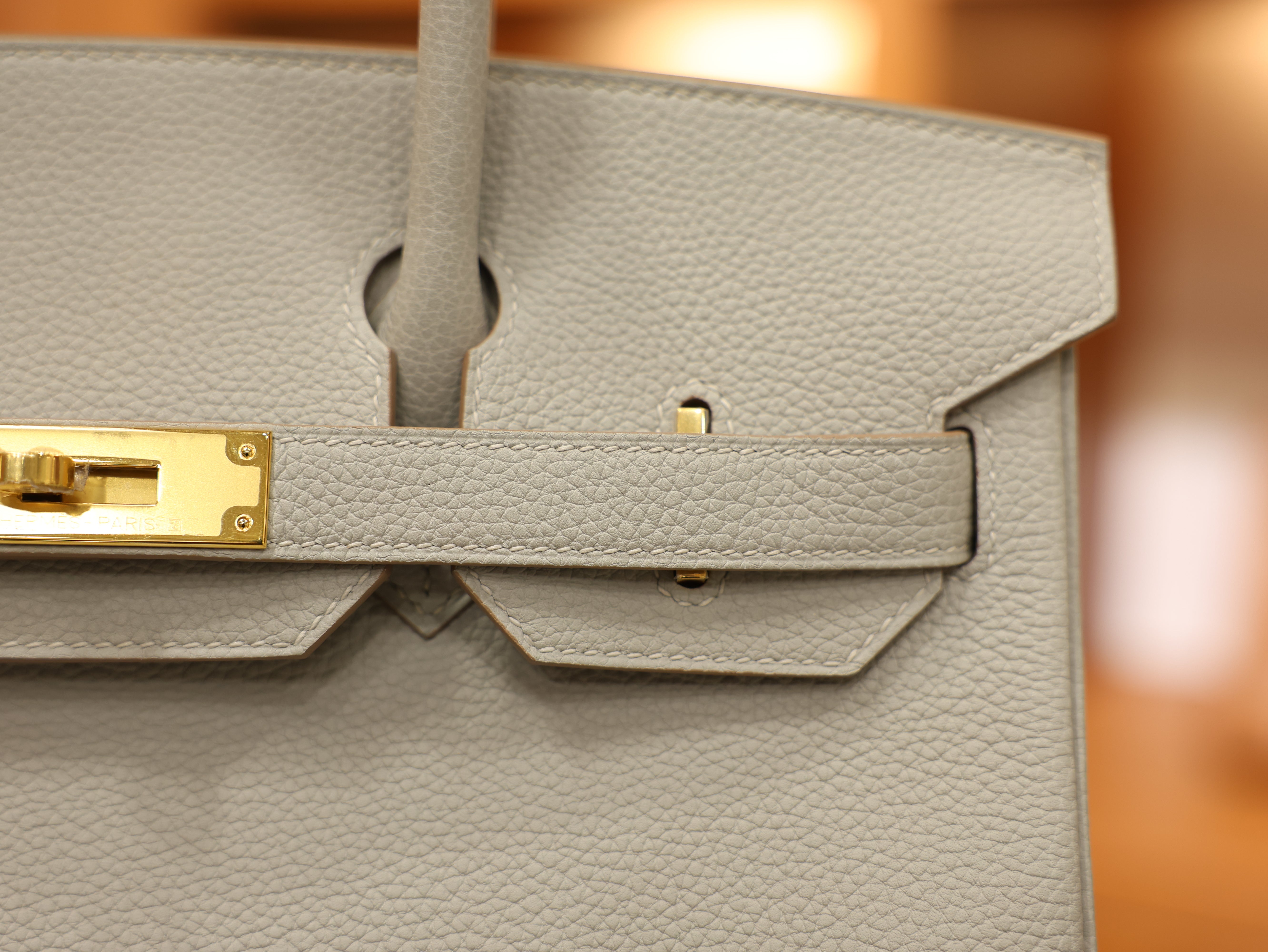 버킨 30 토고 그리스펄 금장