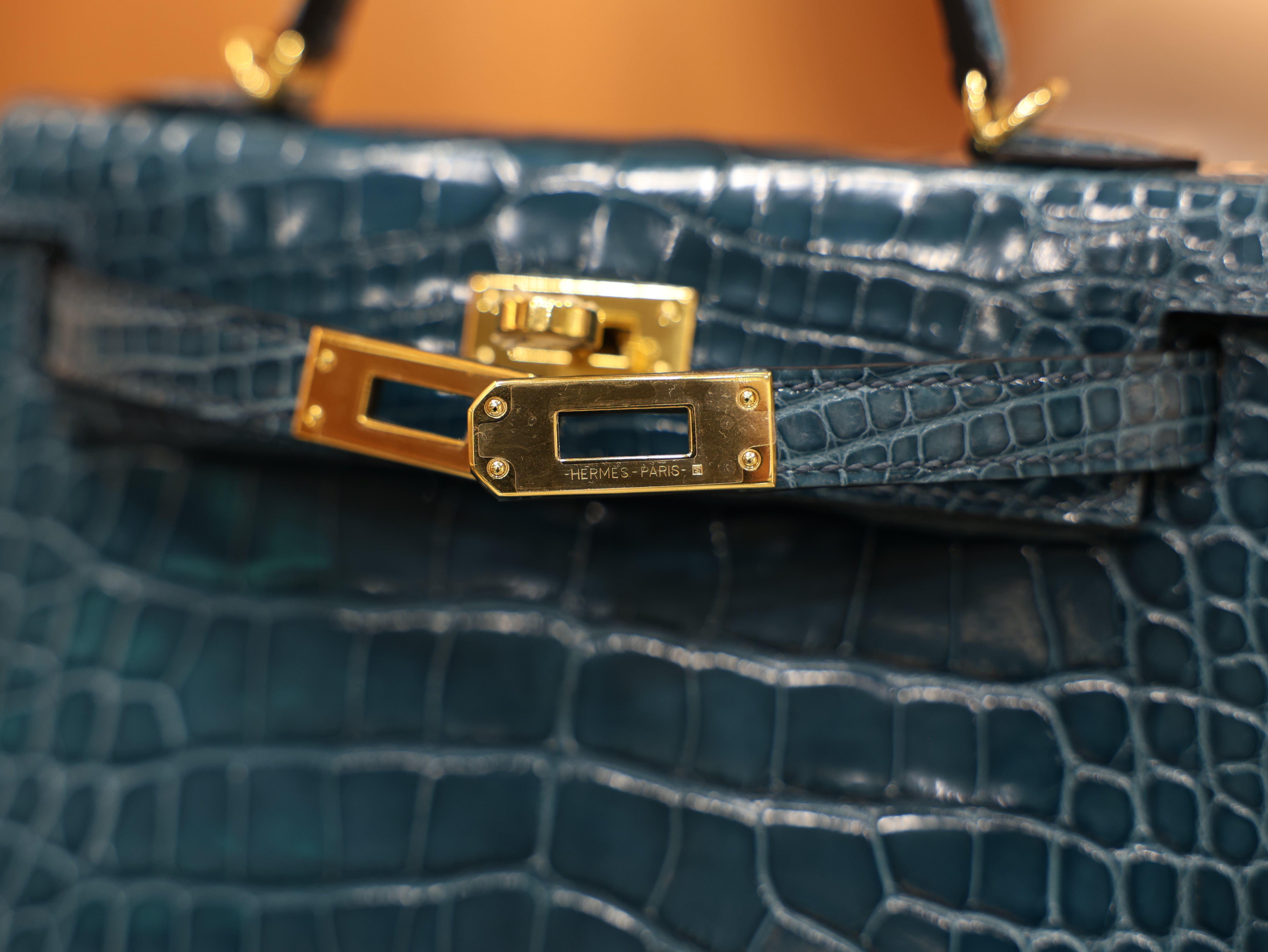 미니 켈리 샤이니 엘리게이터 베르트 보스포어 금장