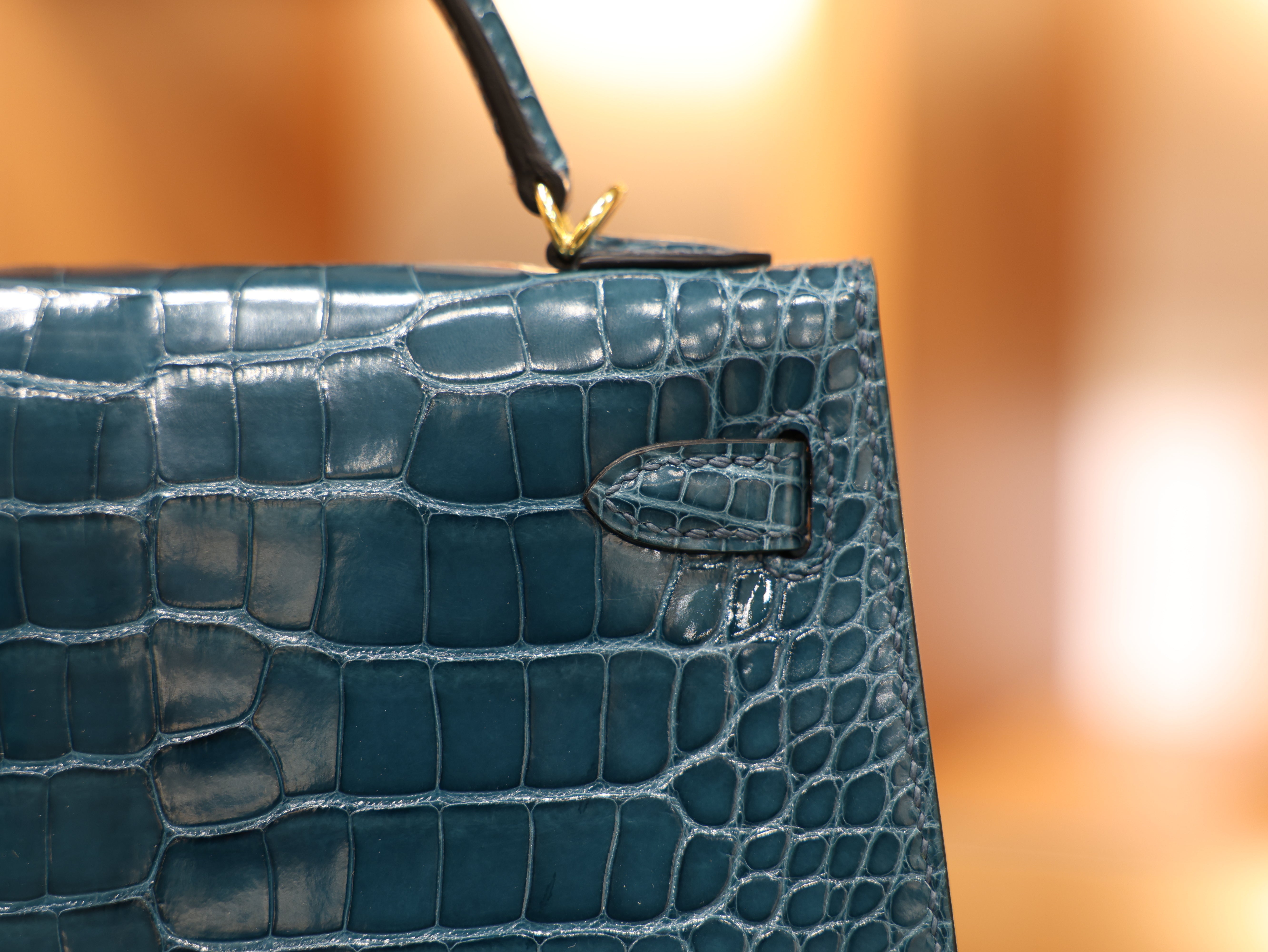 미니 켈리 샤이니 엘리게이터 베르트 보스포어 금장