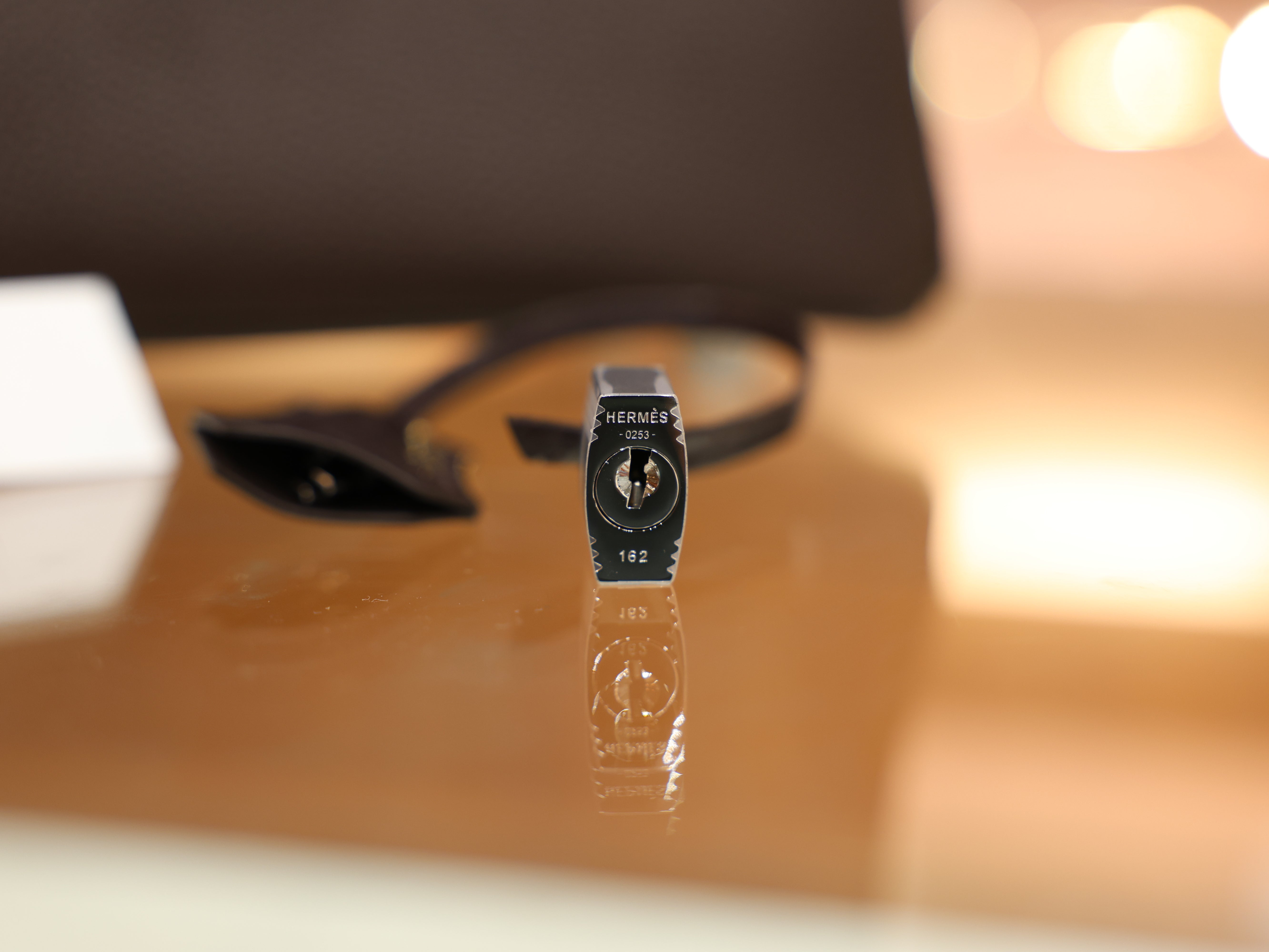 버킨 25 터치 무광 초콜렛 은장