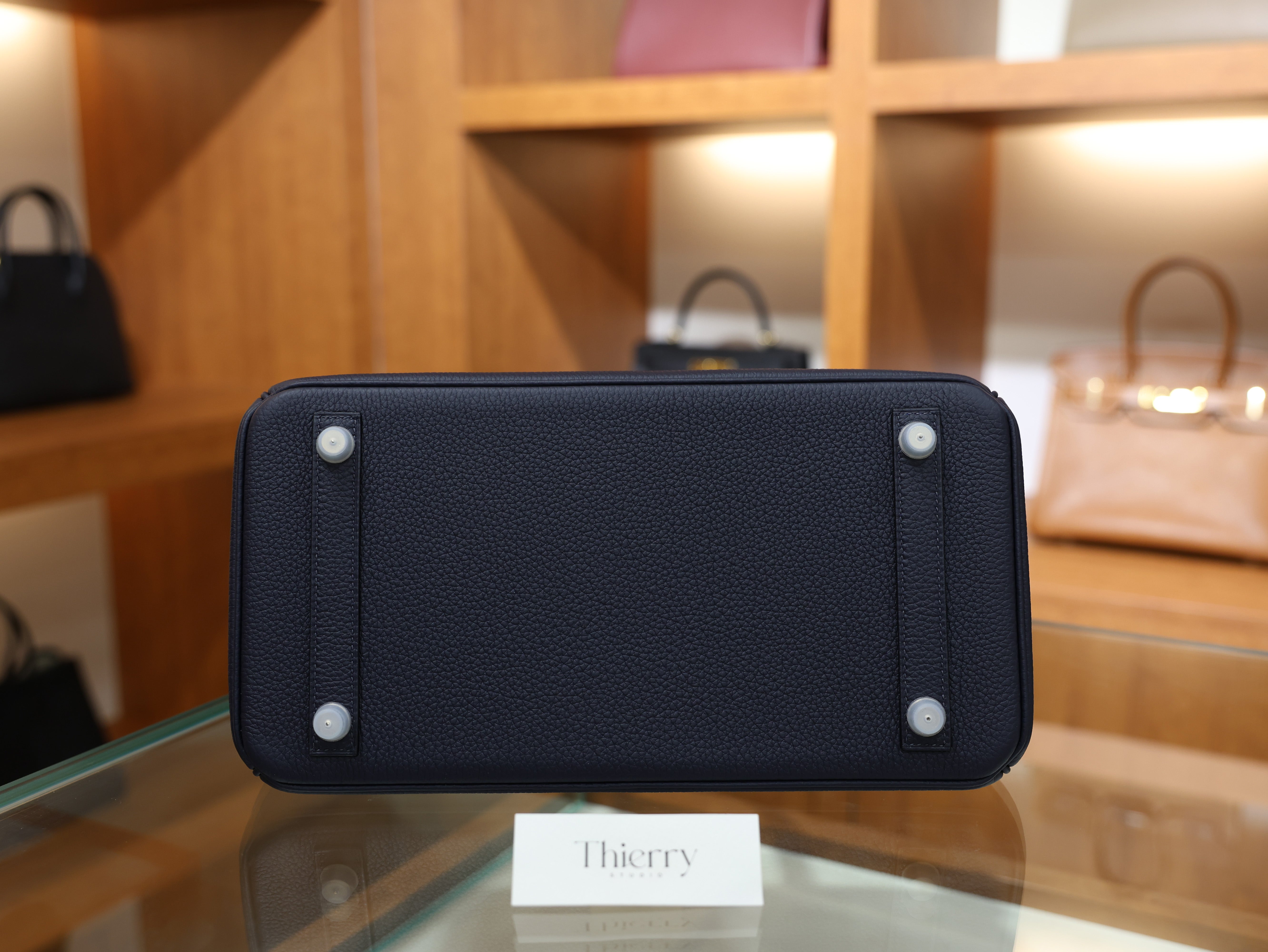 버킨 30 토고 블루뉘 은장