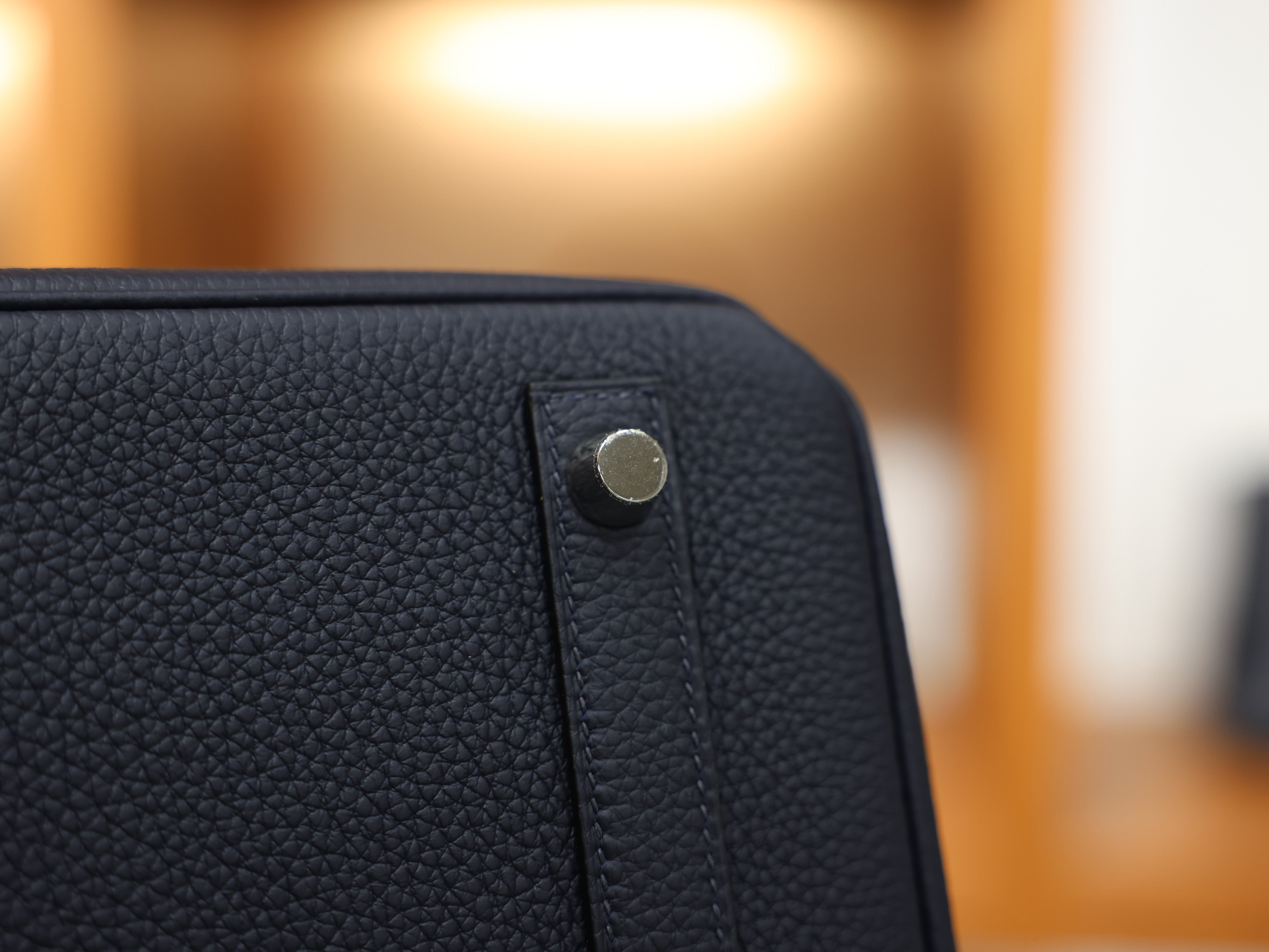 버킨 30 토고 블루뉘 은장