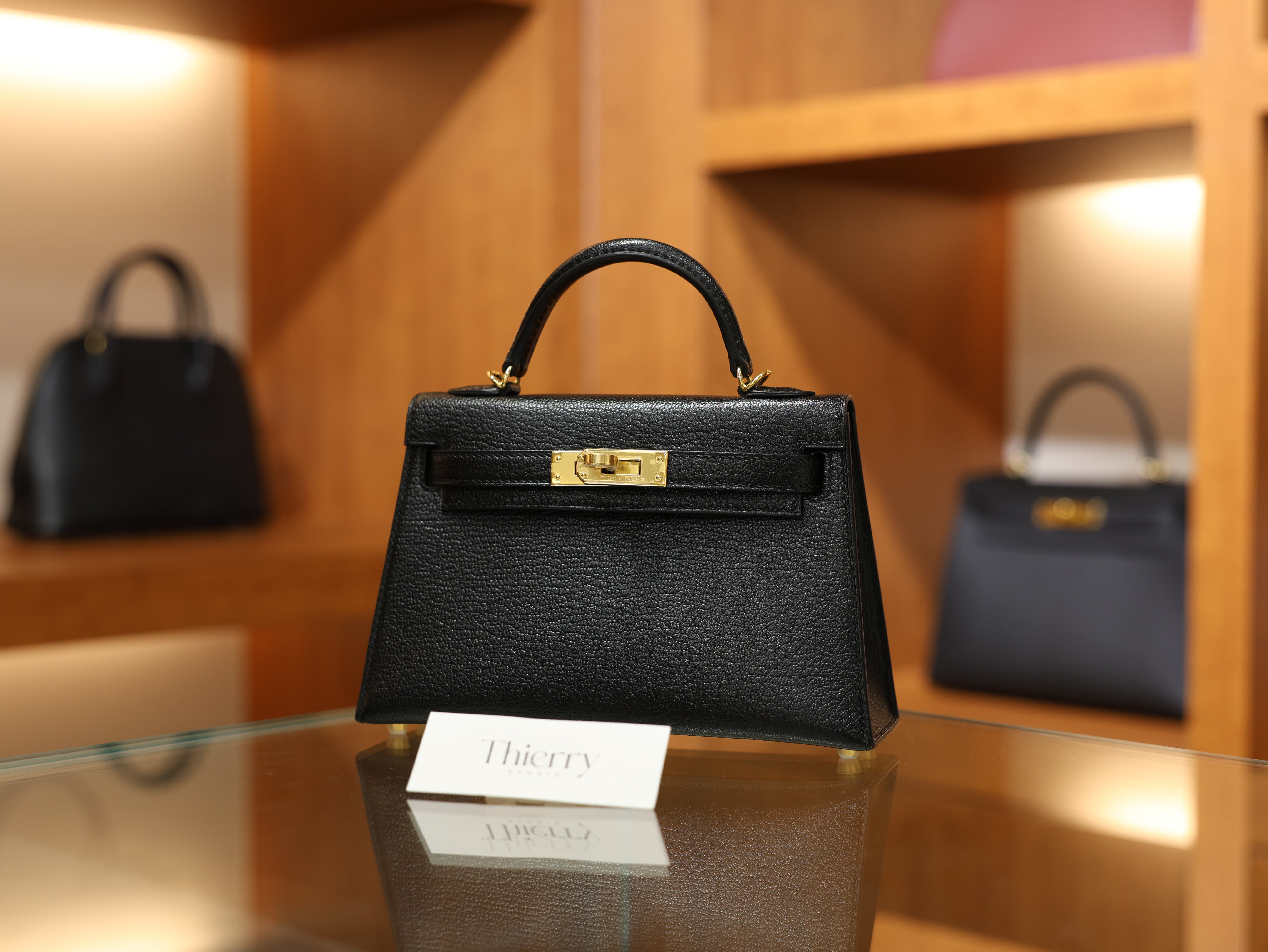 미니 켈리 미조레 블랙 금장