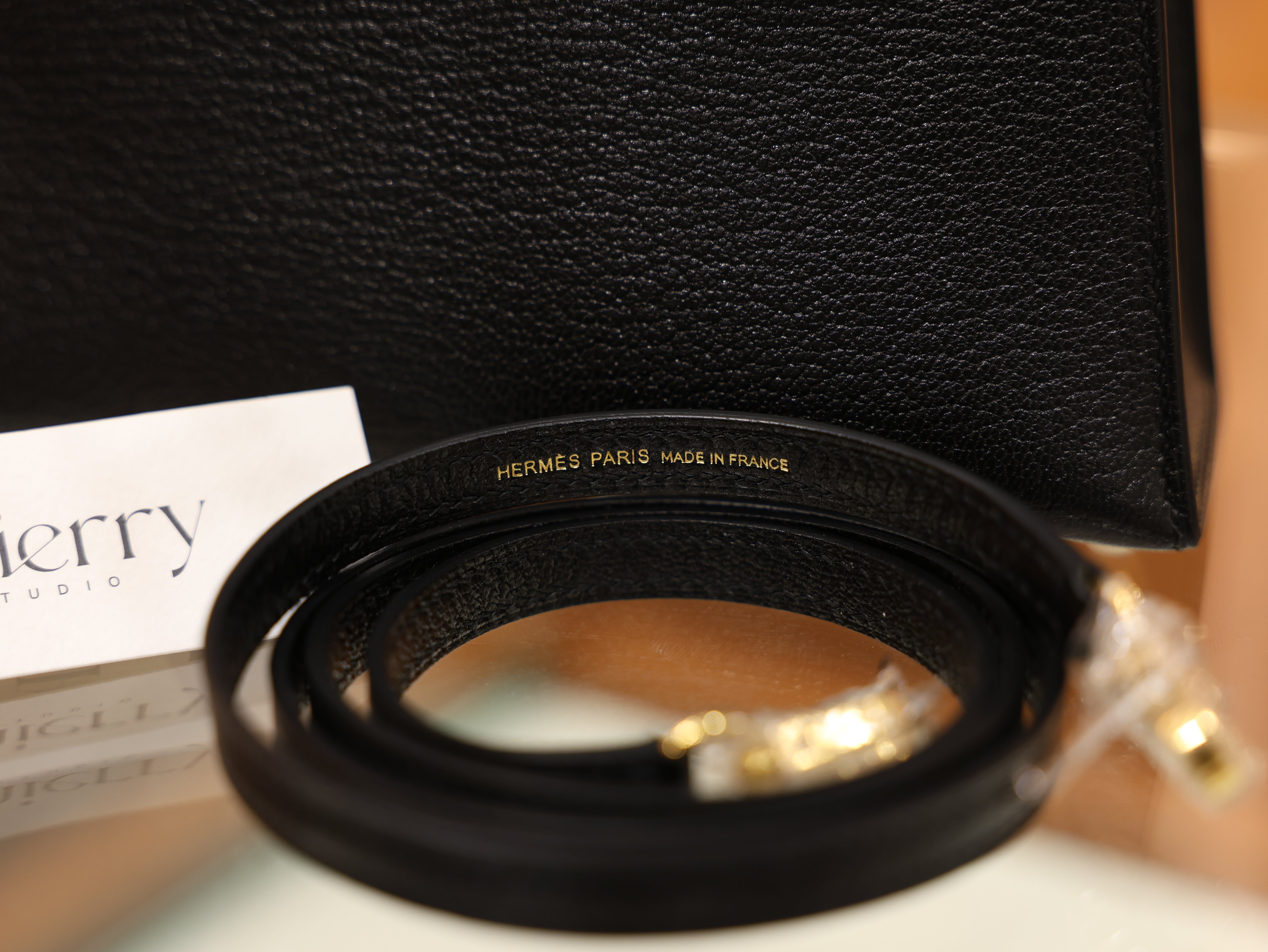 미니 켈리 미조레 블랙 금장