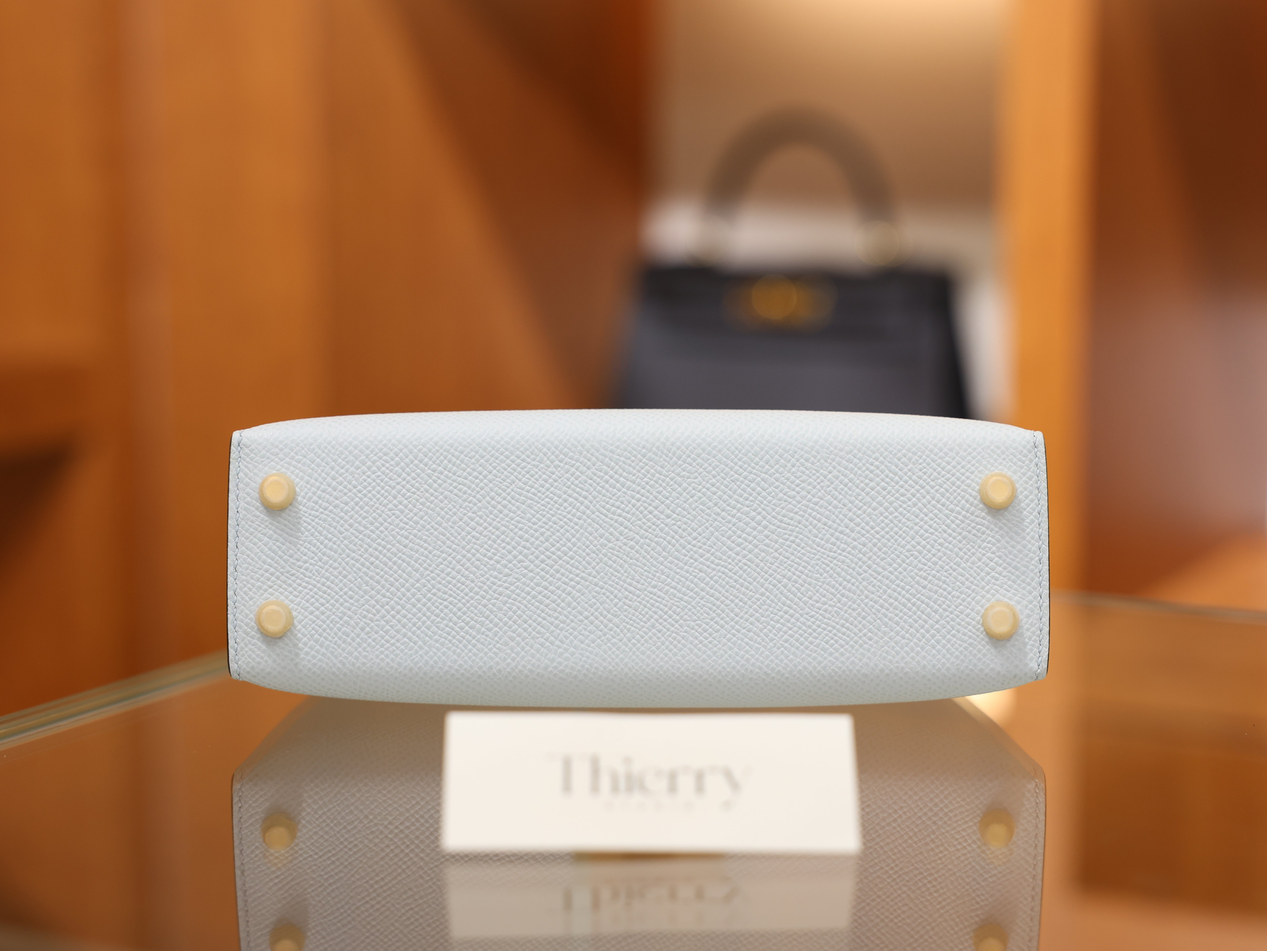 미니 켈리 앱송 블루 브룸 금장