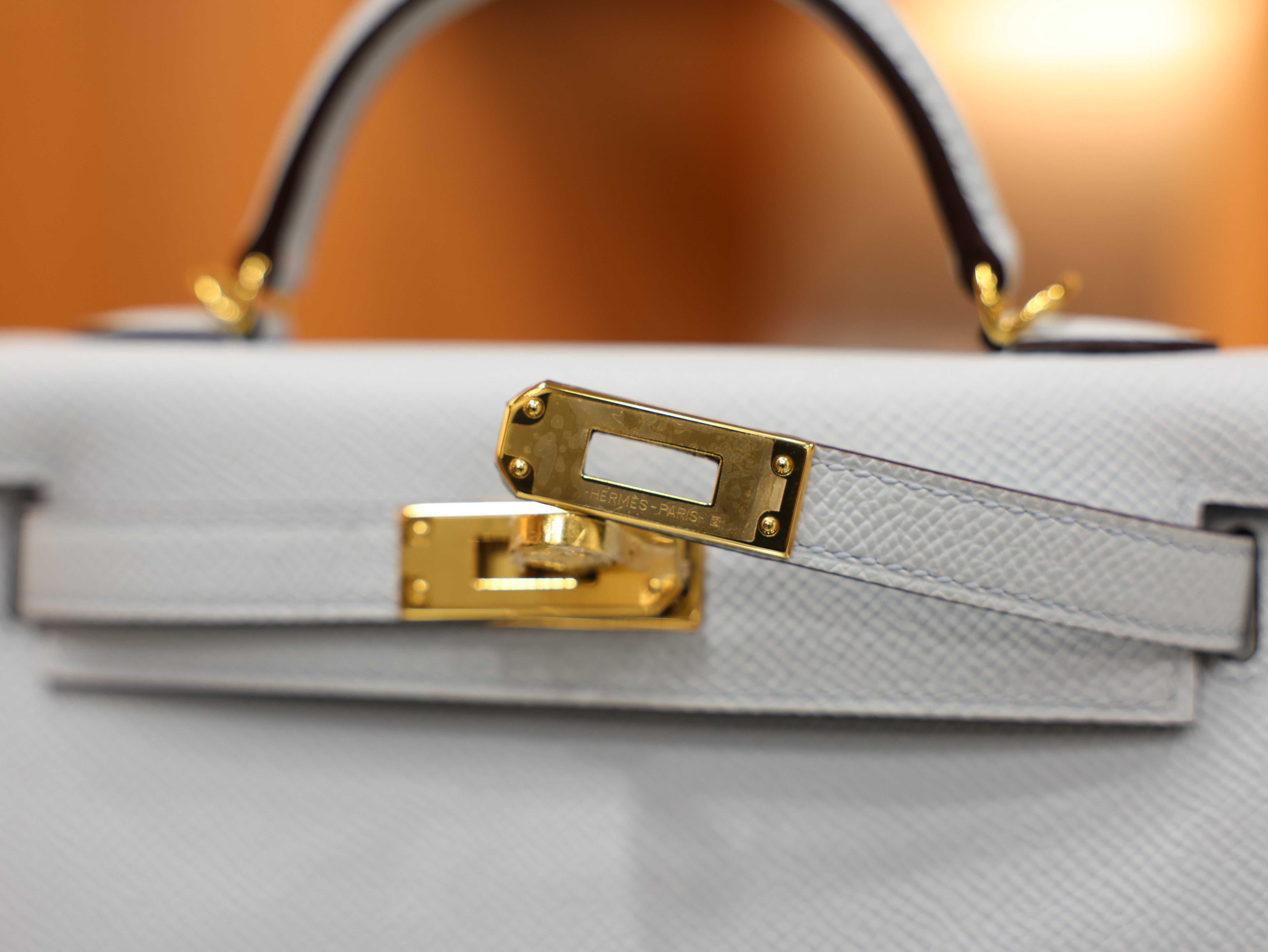 미니 켈리 앱송 블루 브룸 금장