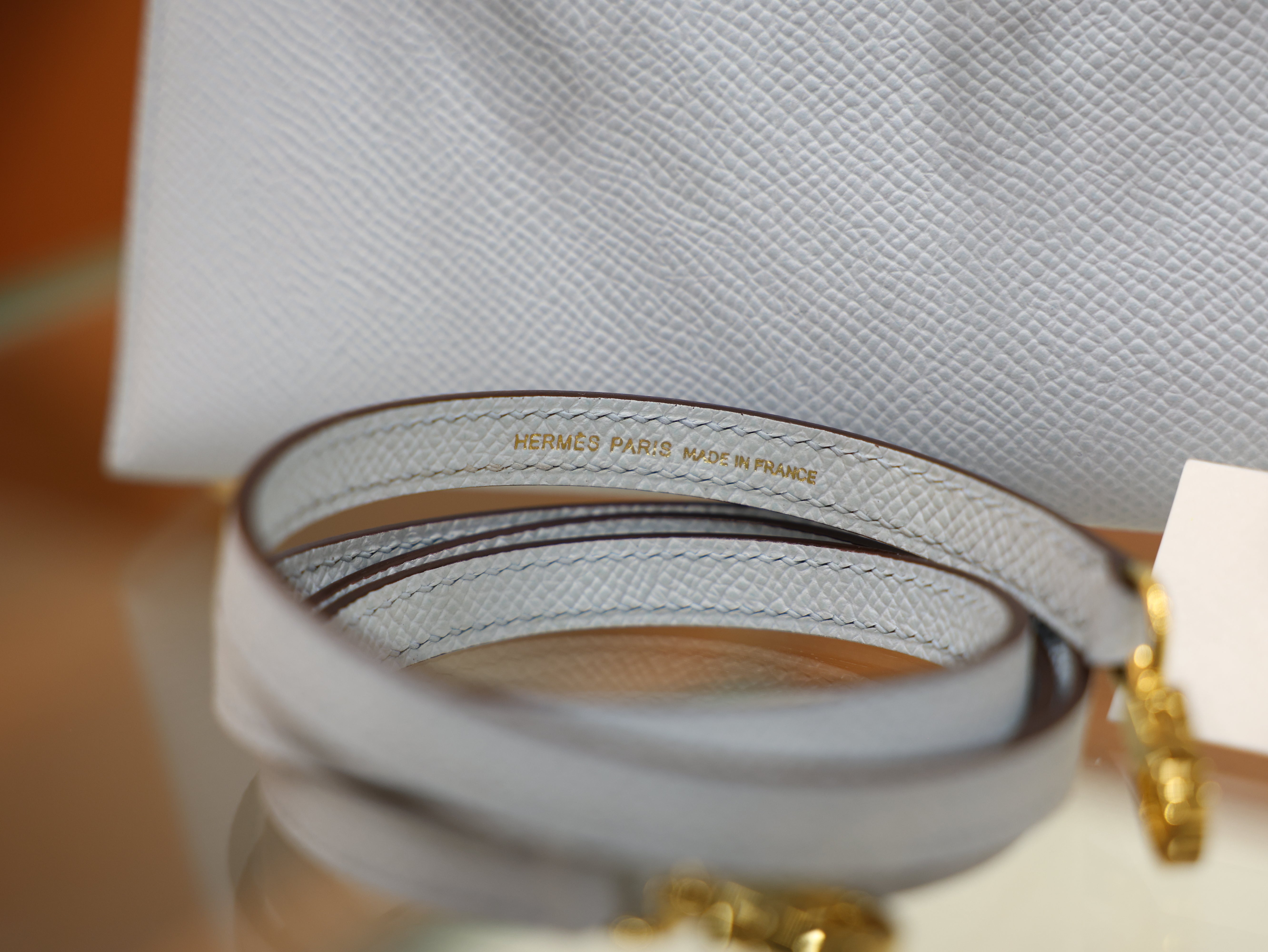 미니 켈리 앱송 블루 브룸 금장