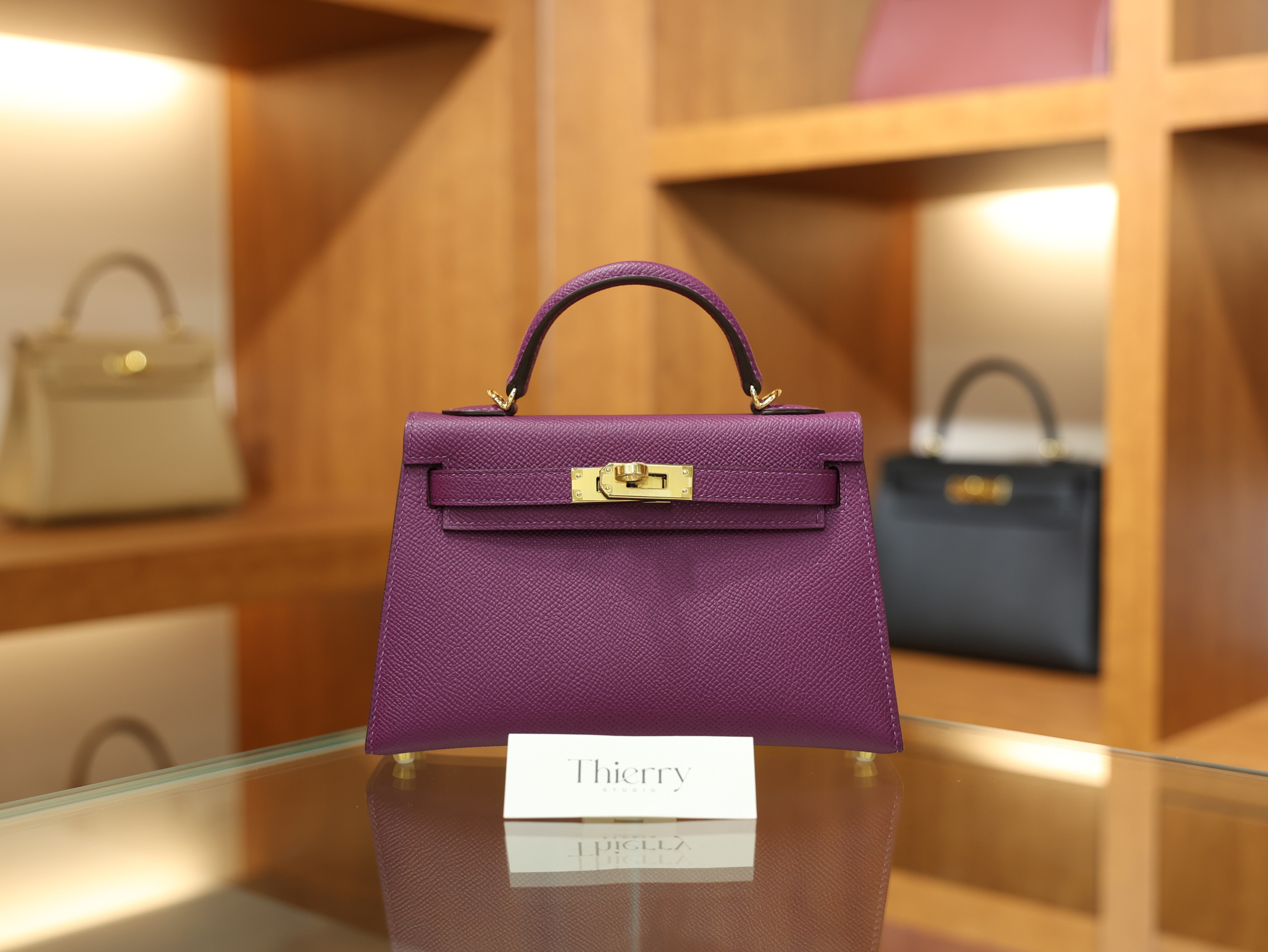 미니 켈리 앱송 아네모네 금장