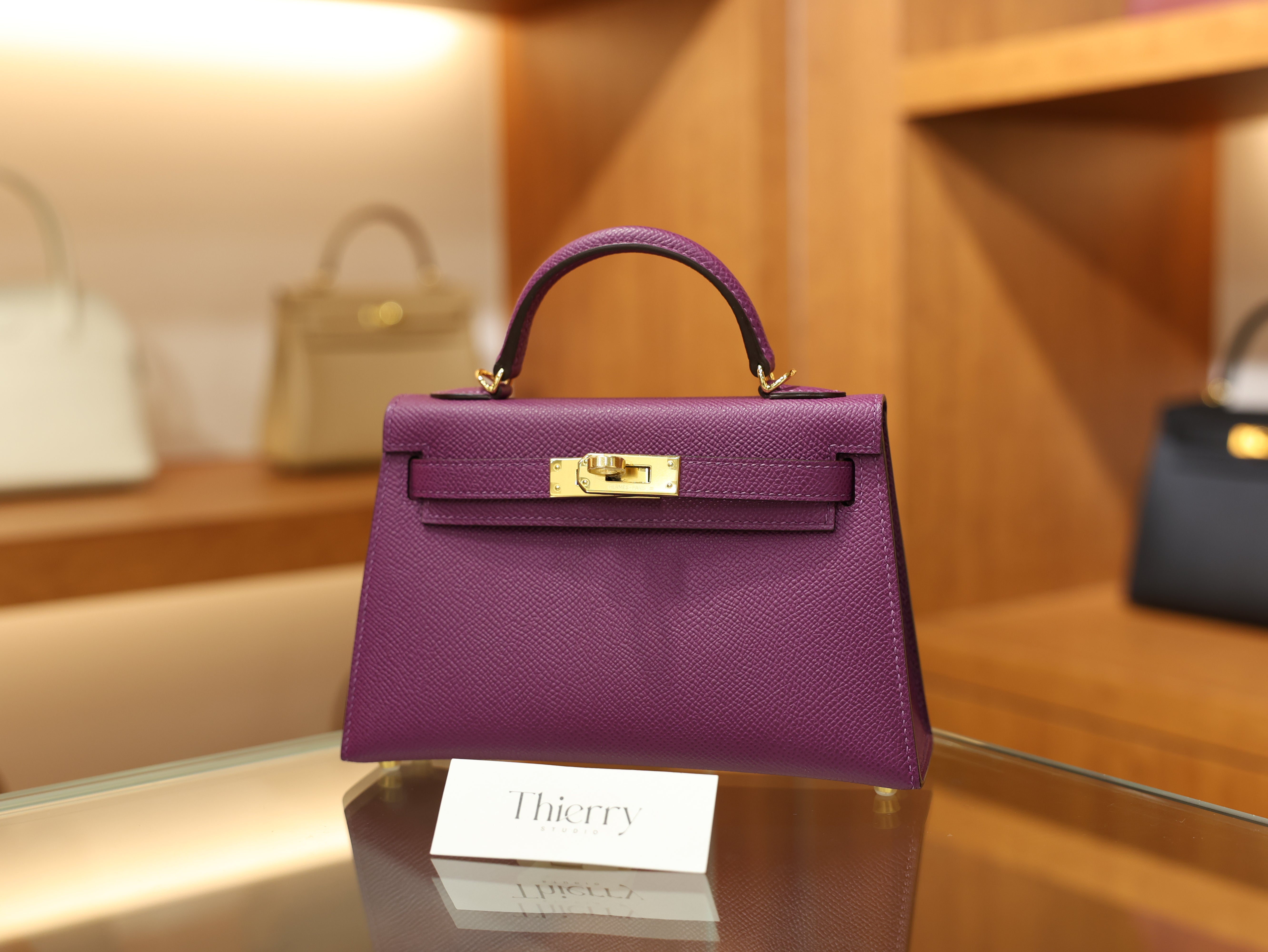 미니 켈리 앱송 아네모네 금장